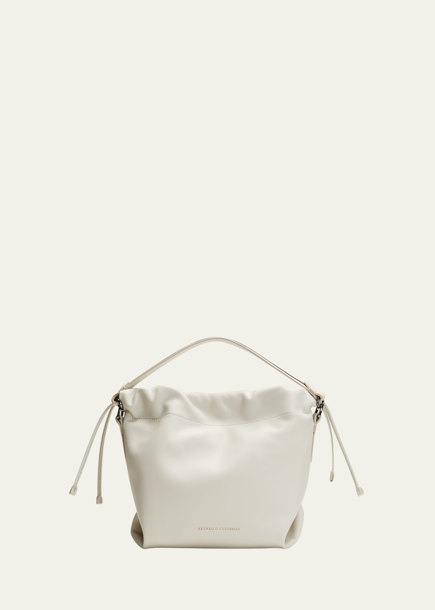 Brunello Cucinelli Monili Soft Leather Bucket Bag - Bergdorf Goodman