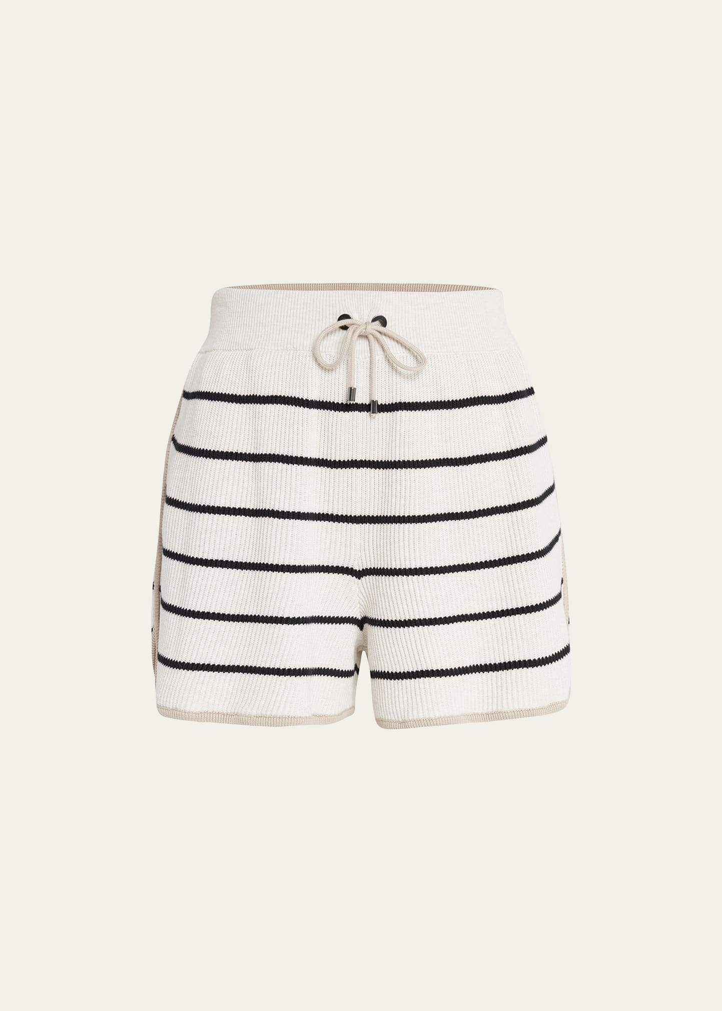 Stripe Drawstring Lounge Shorts