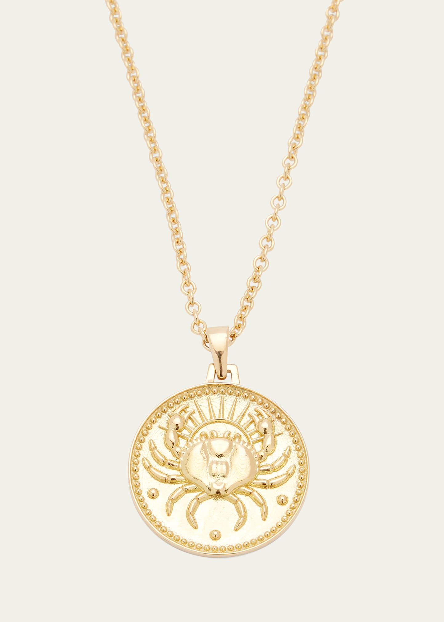 Futura Jewelry Fairmined Gold Cancer Necklace