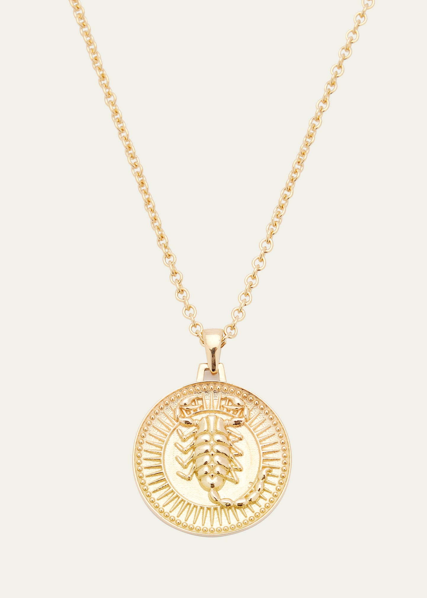 Futura Jewelry Fairmined Gold Scorpio Necklace