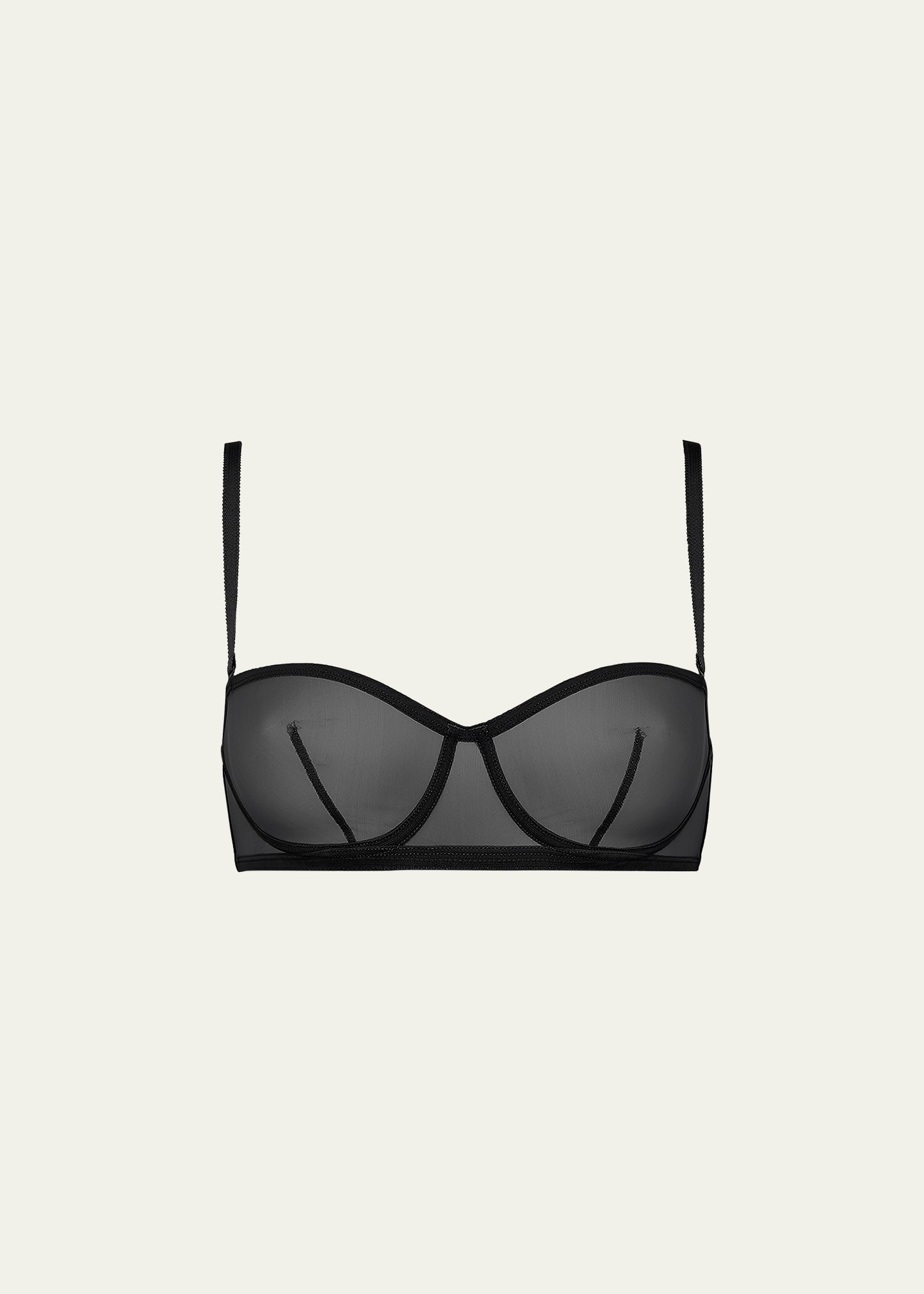 Eres Underwire Bandeau Bra Indiscrete In Noir