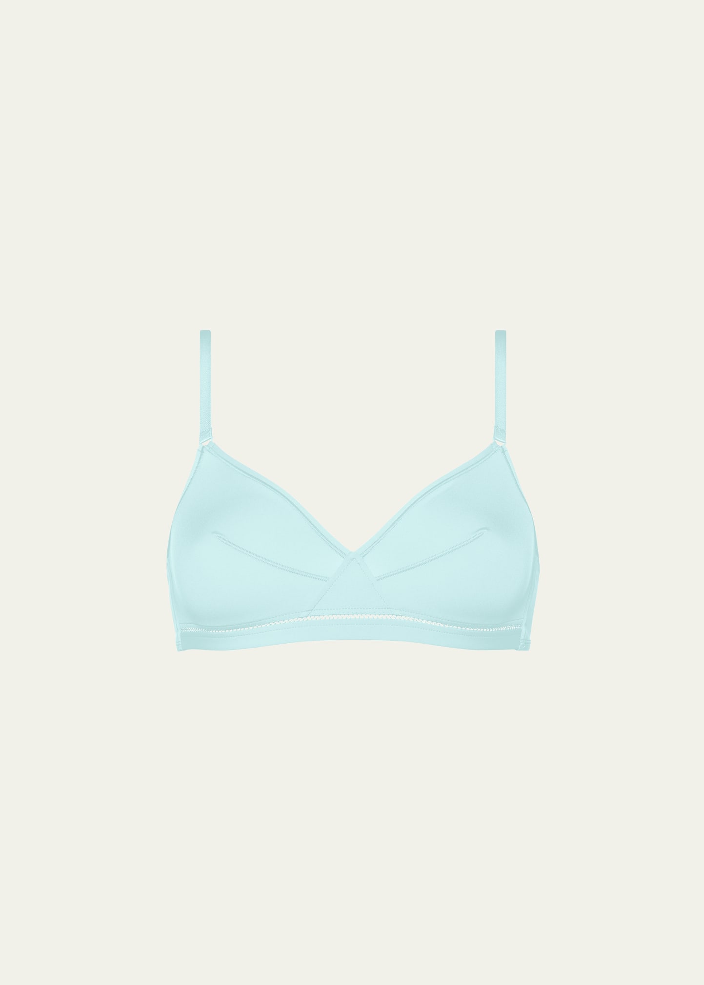 Eres Lydia Soyeuse Wireless Recycled Jersey Bra In Blue