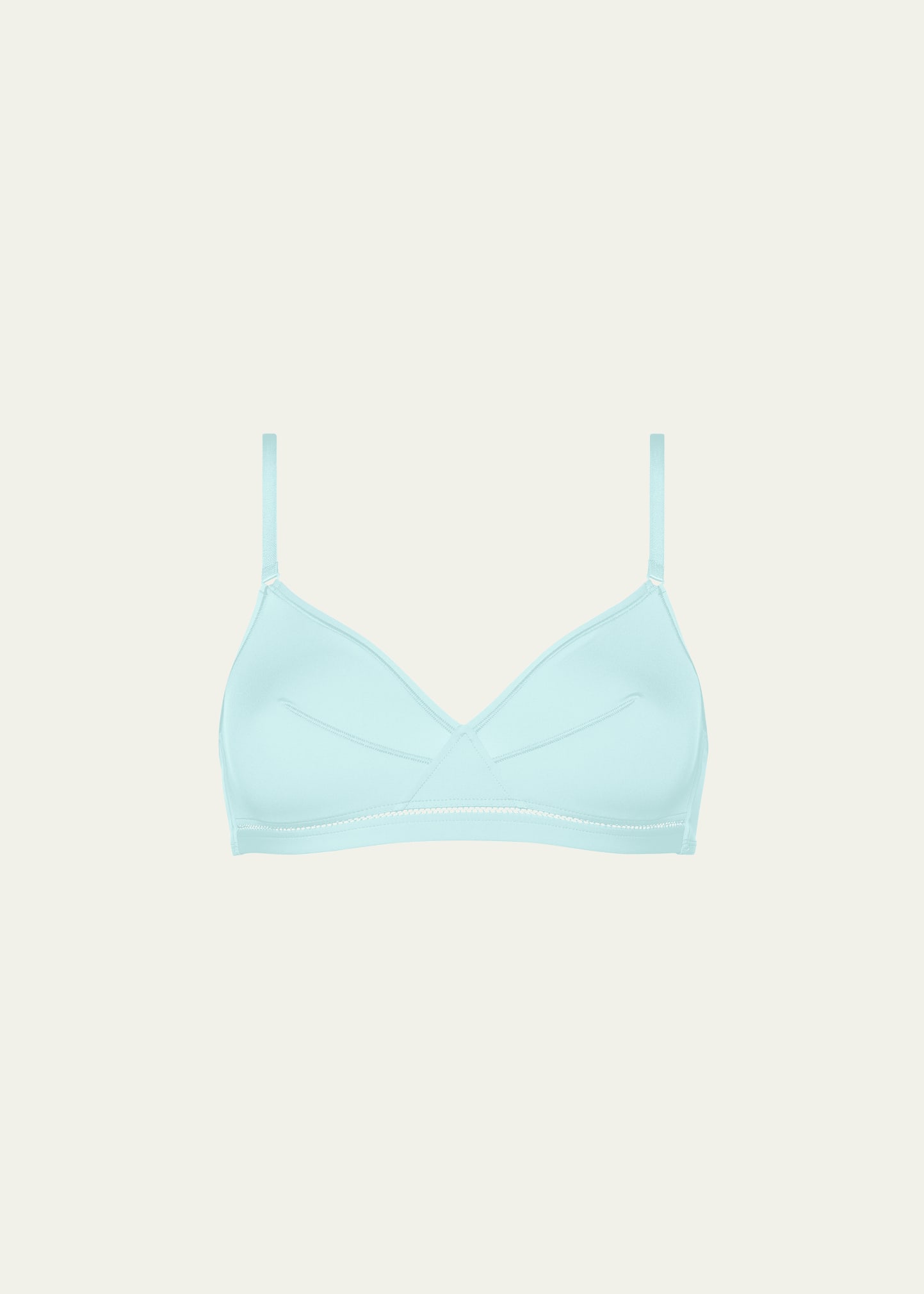 Eres Lydia Soyeuse Wireless Recycled Jersey Bra In Ciel De Jour