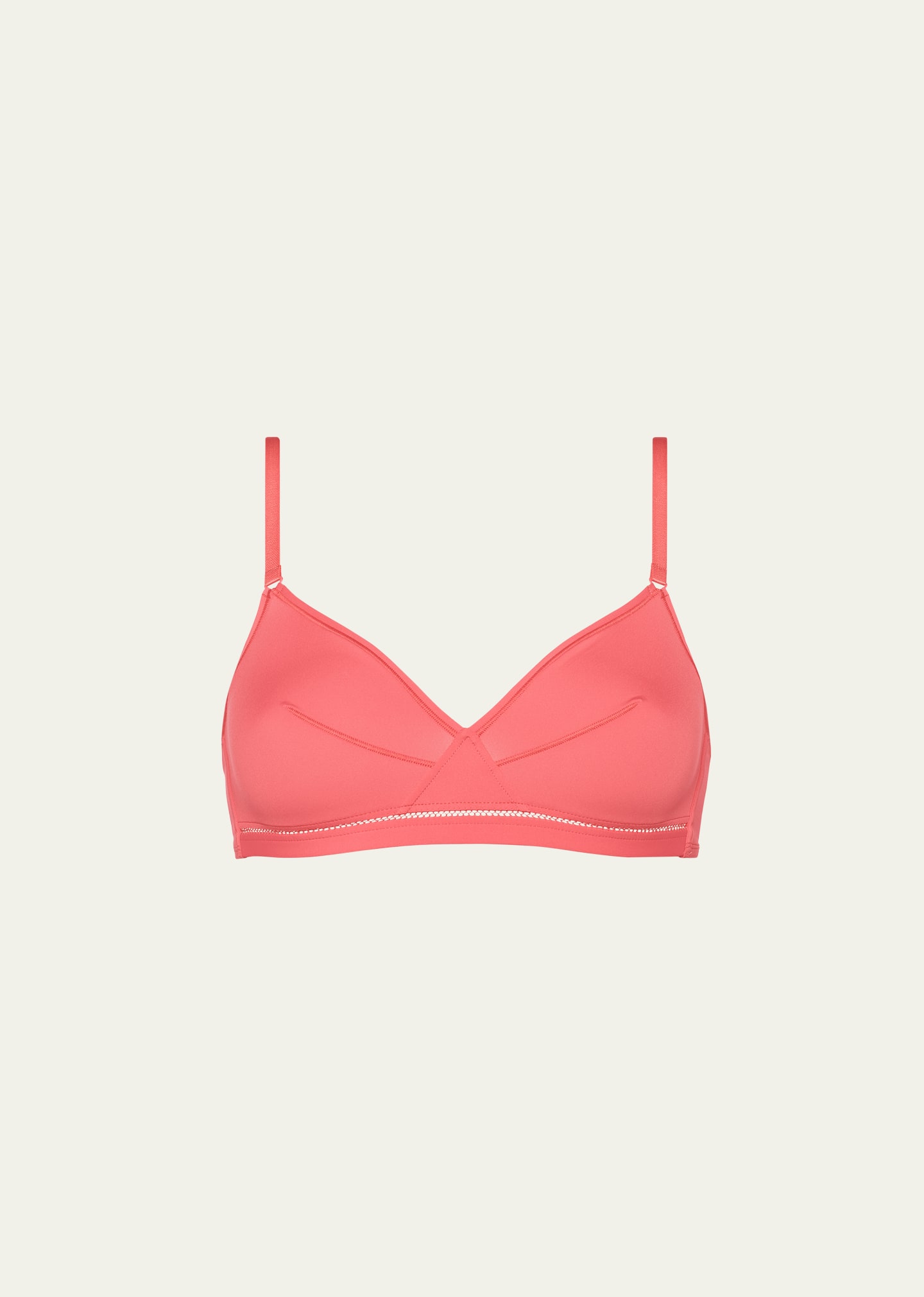 ERES Positive stretch jacquard-lace underwired bra