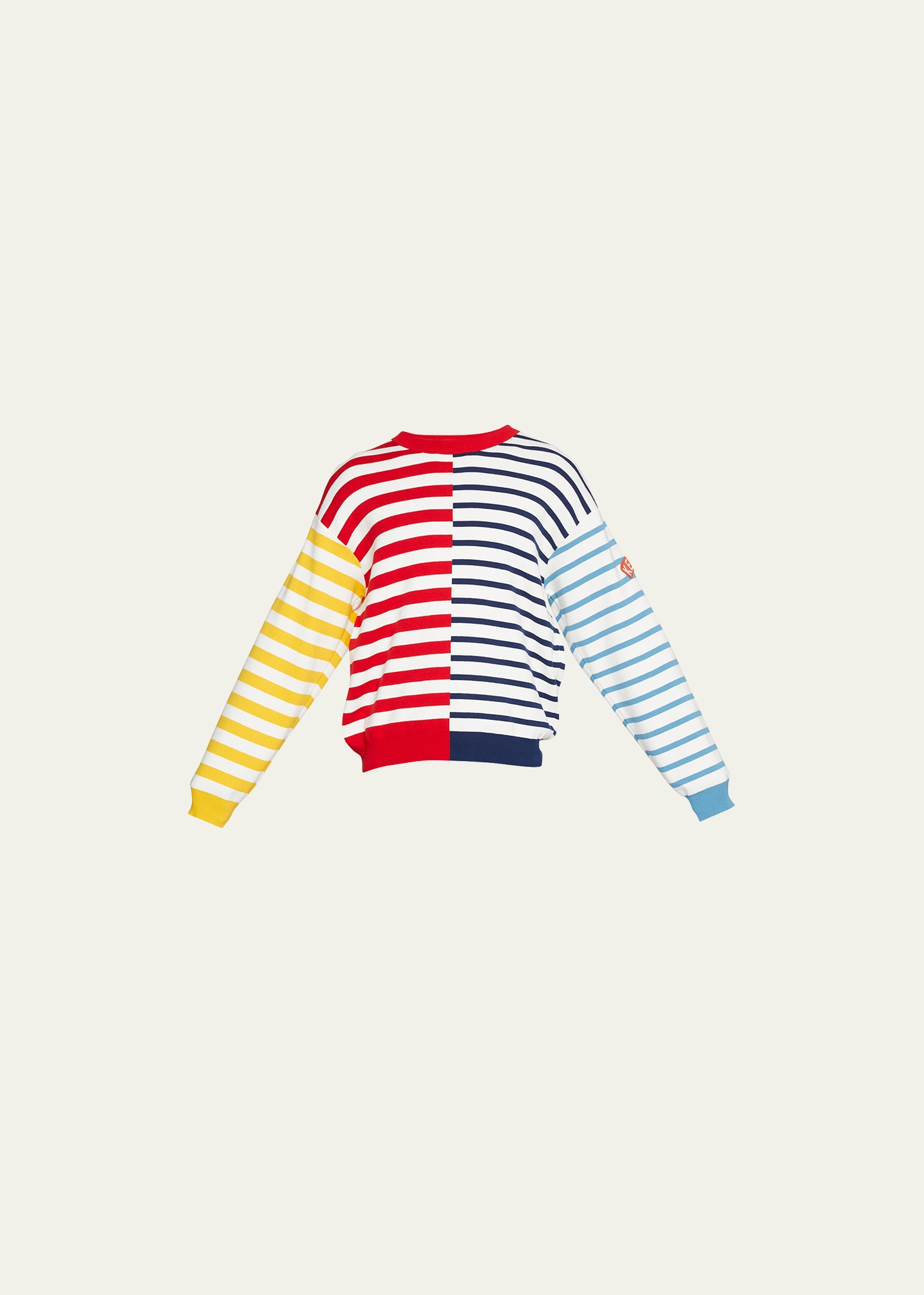 Kenzo Men's Graphic Nautical Striped Sweater In Multicolor