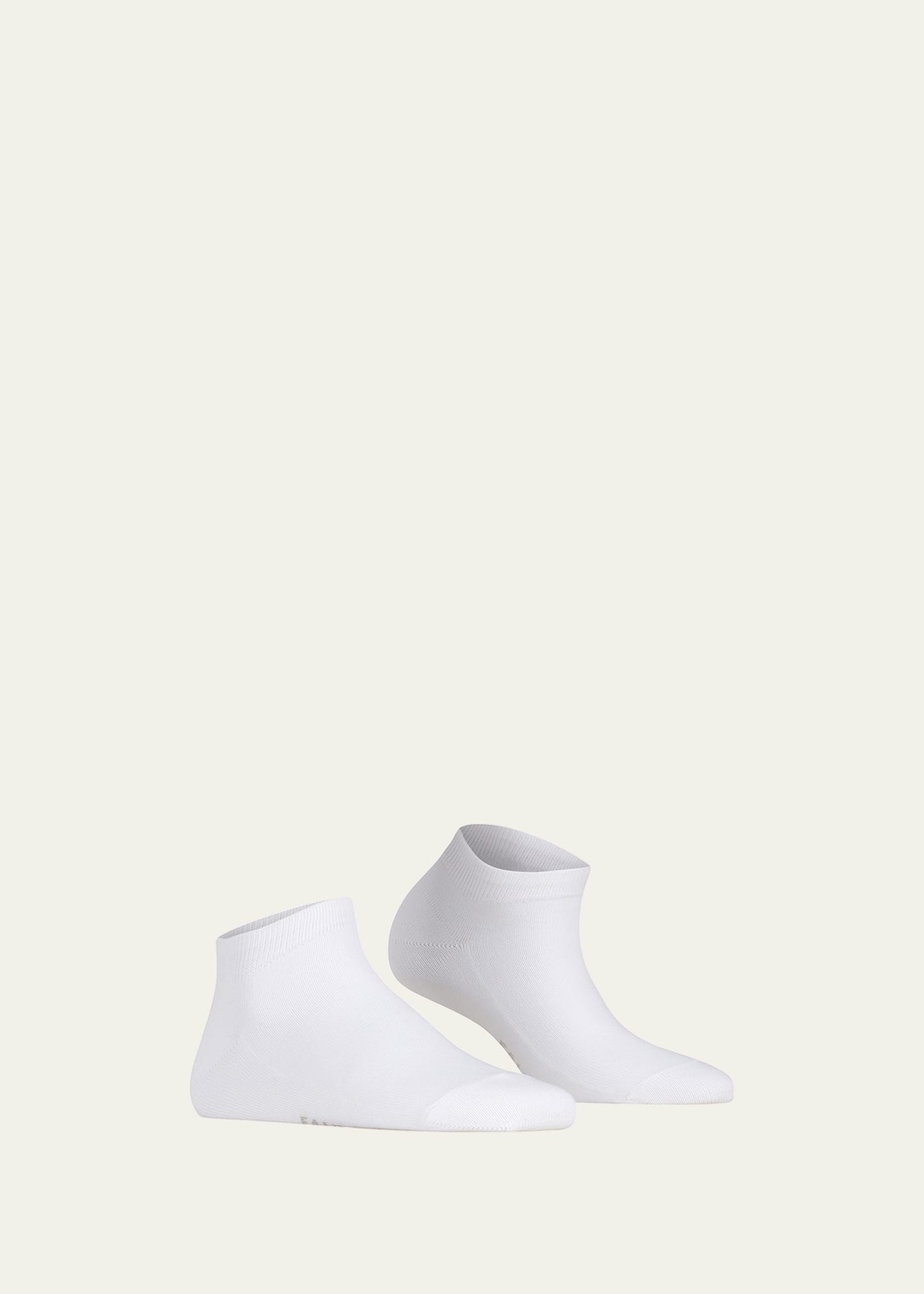 Shop Falke Ribbed Sneaker Socks In White