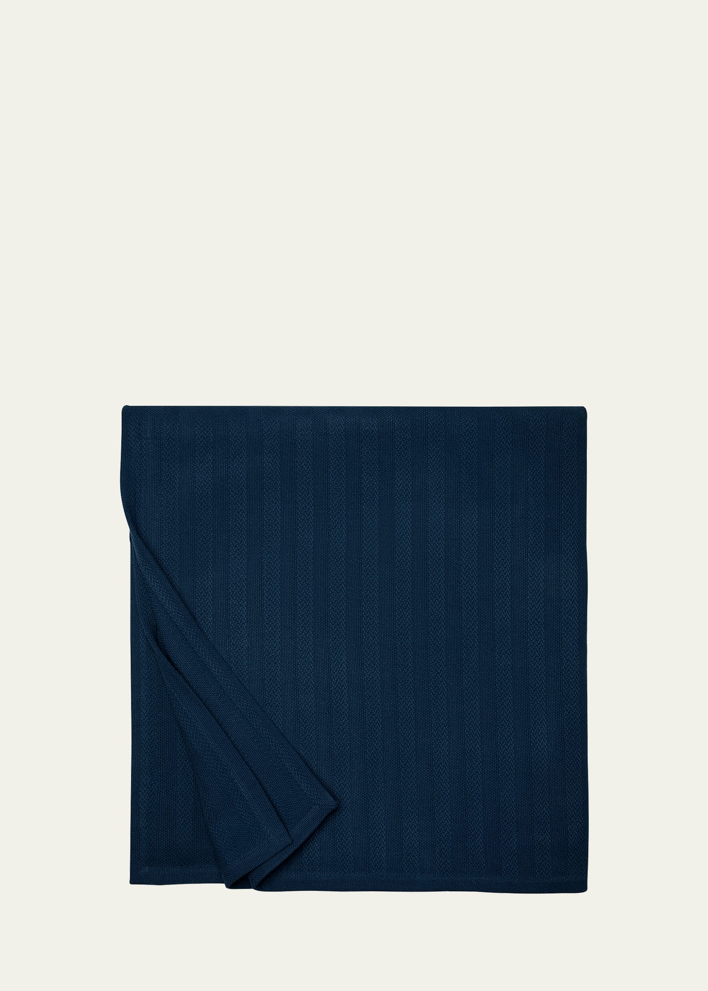 Sferra Tavira Full/queen Blanket, 100" X 100" In Navy