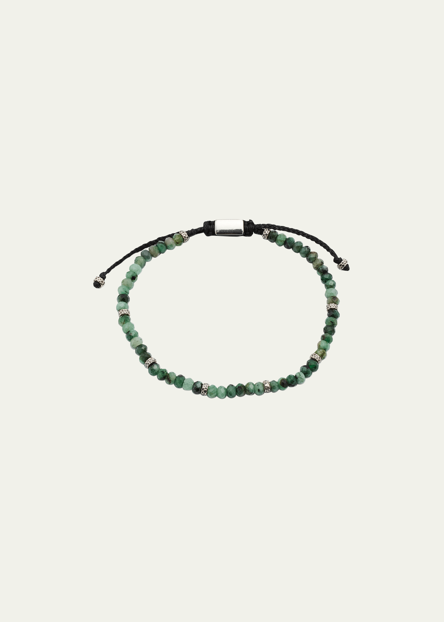 JAN LESLIE MEN'S GEMSTONE BEADED BRACELET