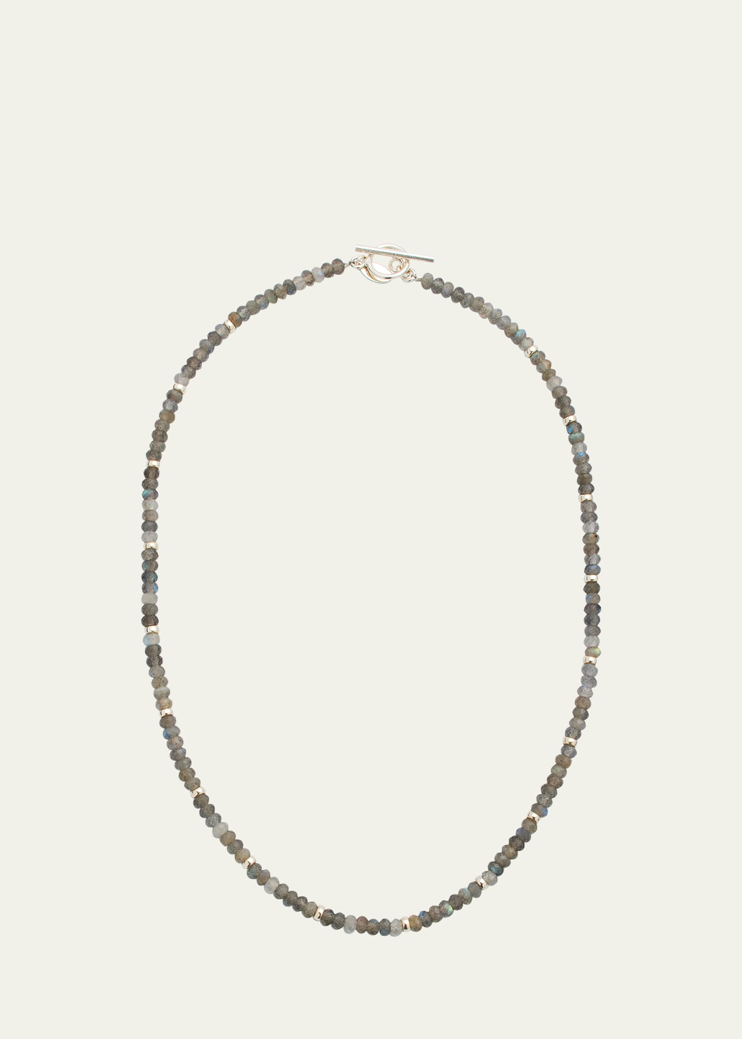 Jan Leslie Men's Labradorite Beaded Necklace