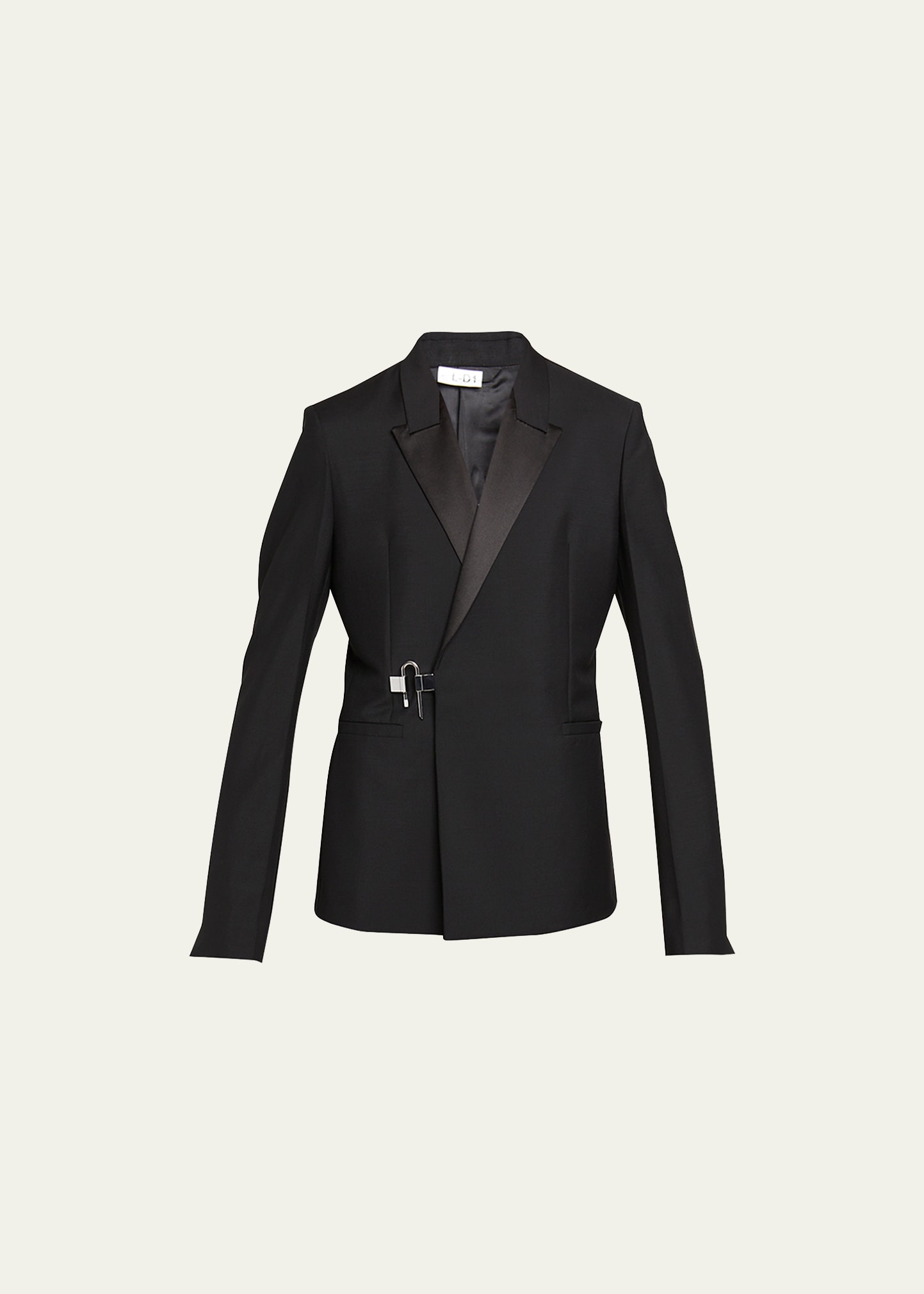 Givenchy Men's U-lock Wool Sport Coat In Black