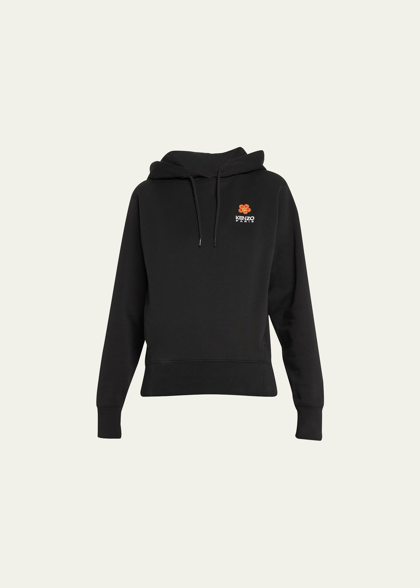 Embroidered Crest Logo Hoodie