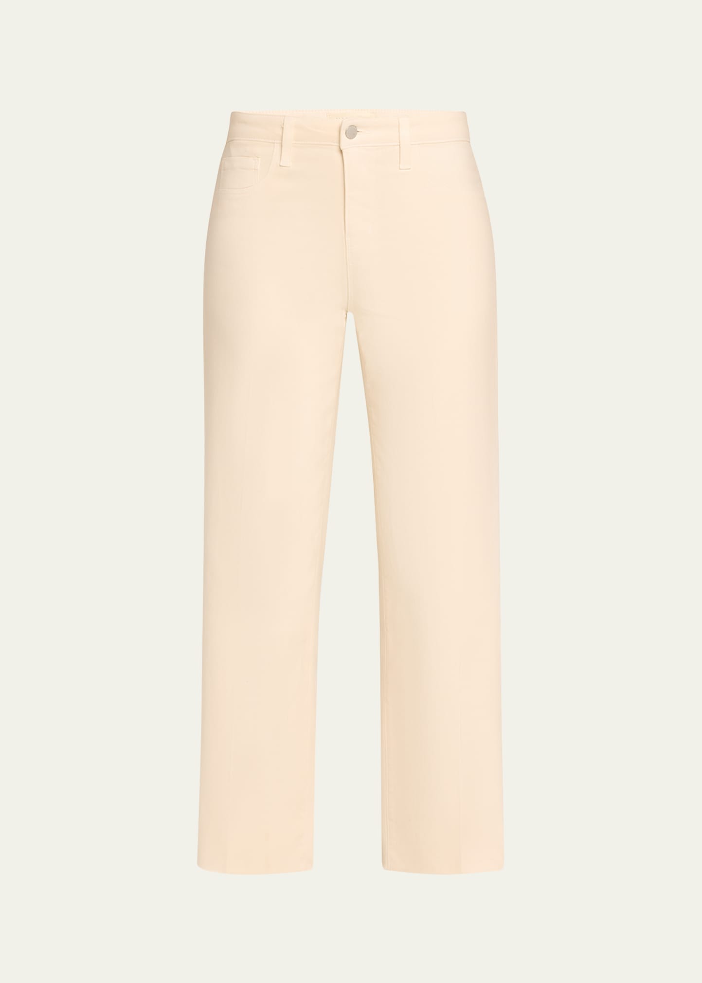 L'agence Clayton Coated Wide-leg Jeans In French Van