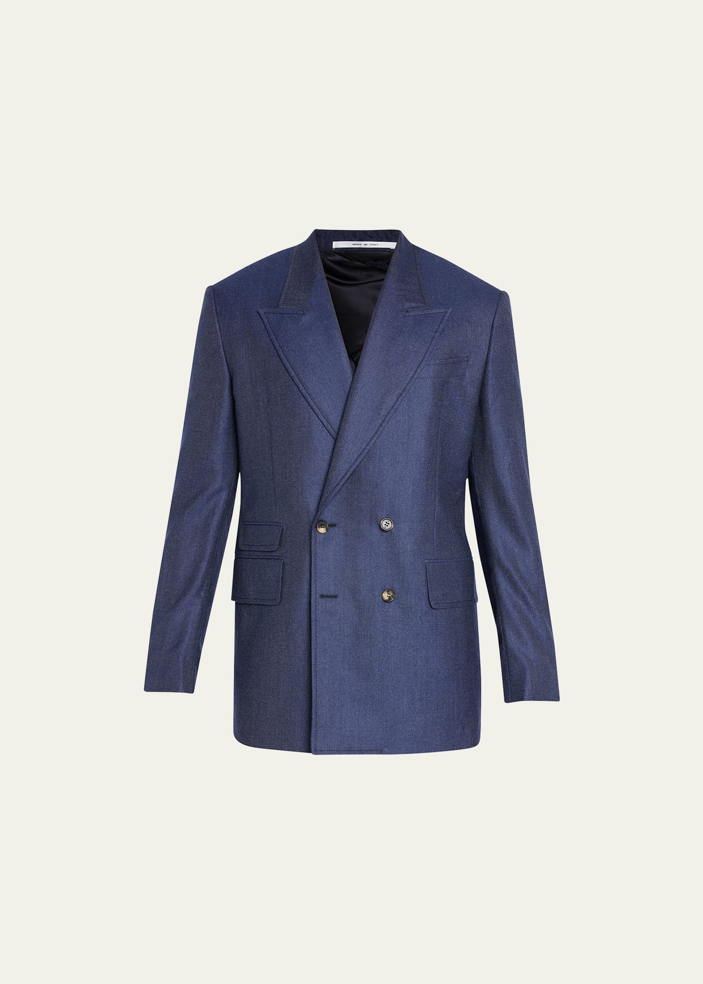 Men's Miles Double-Breasted Cashmere Blazer