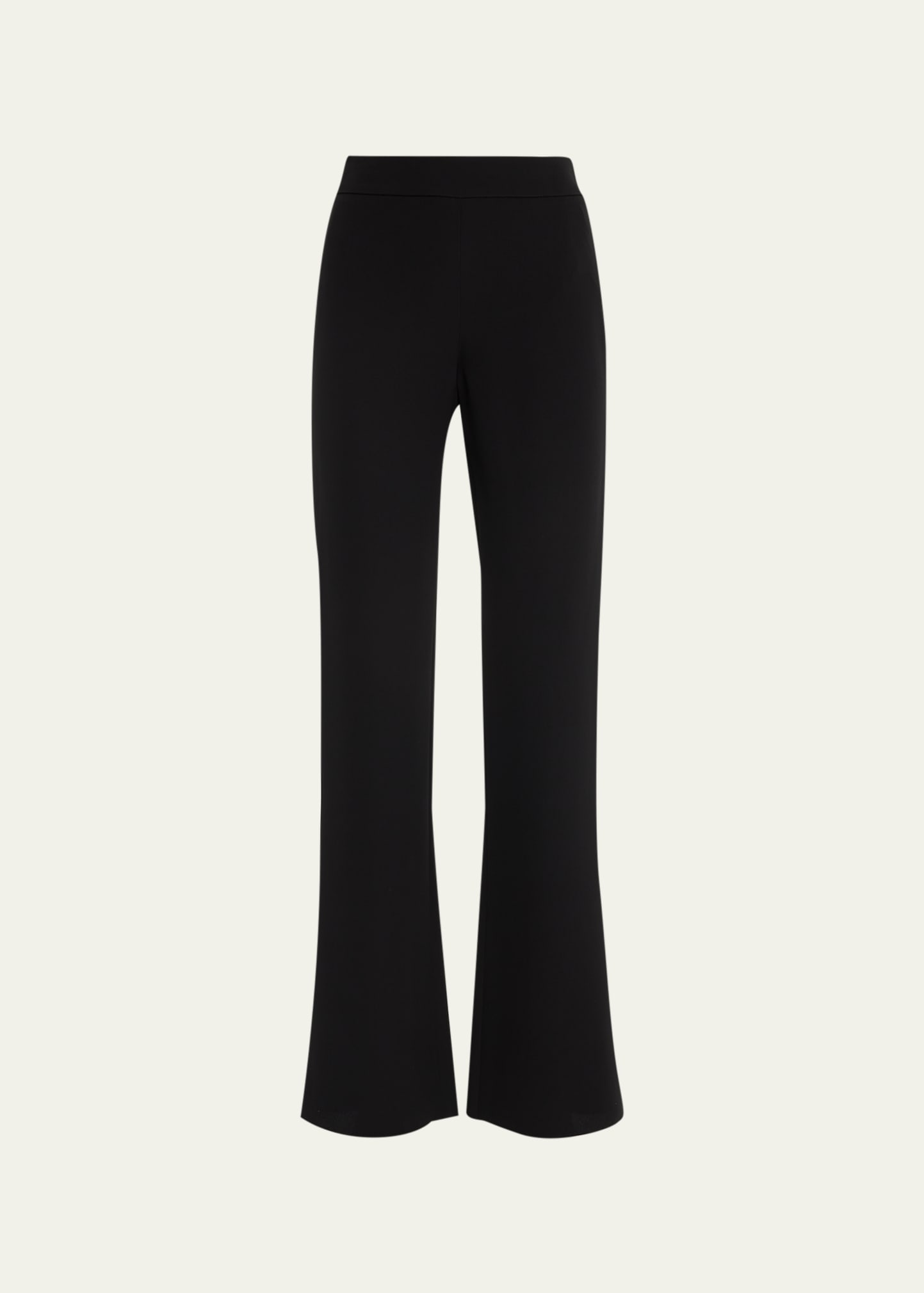 Black Cady Straight-Leg Pants