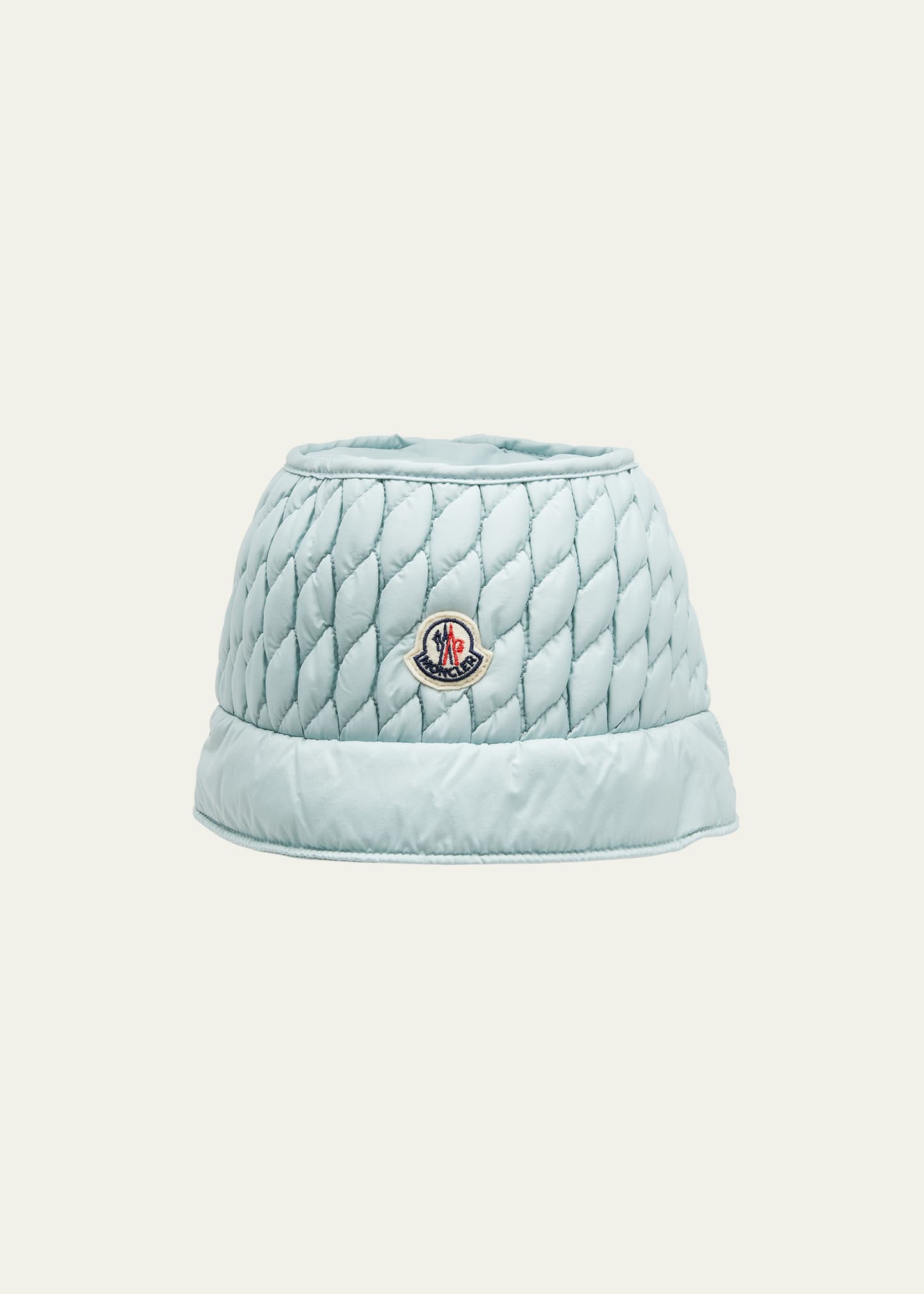 Kid's Quilted Logo Patch Bucket Hat