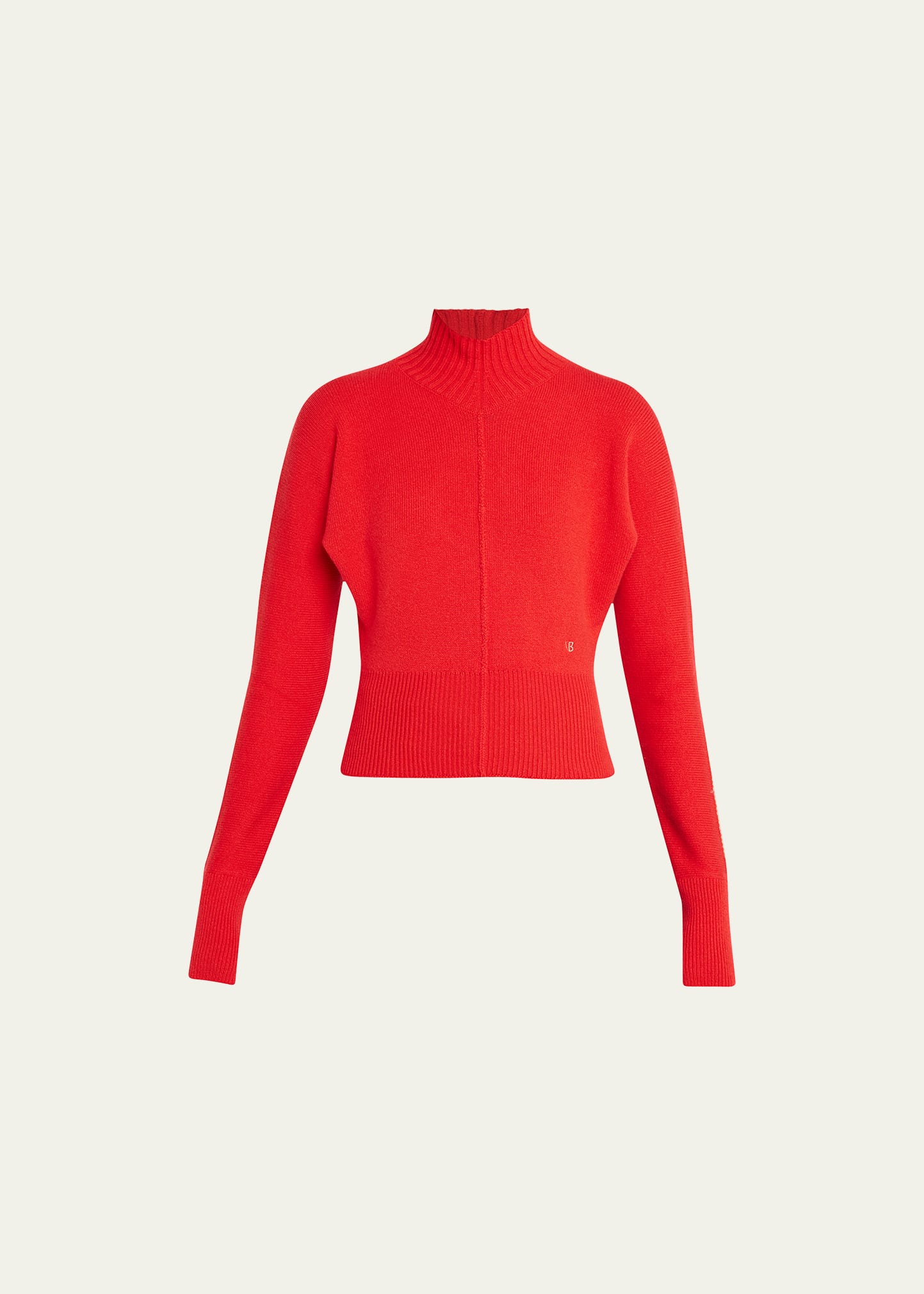 VICTORIA BECKHAM HIGH-NECK CASHMERE SWEATER