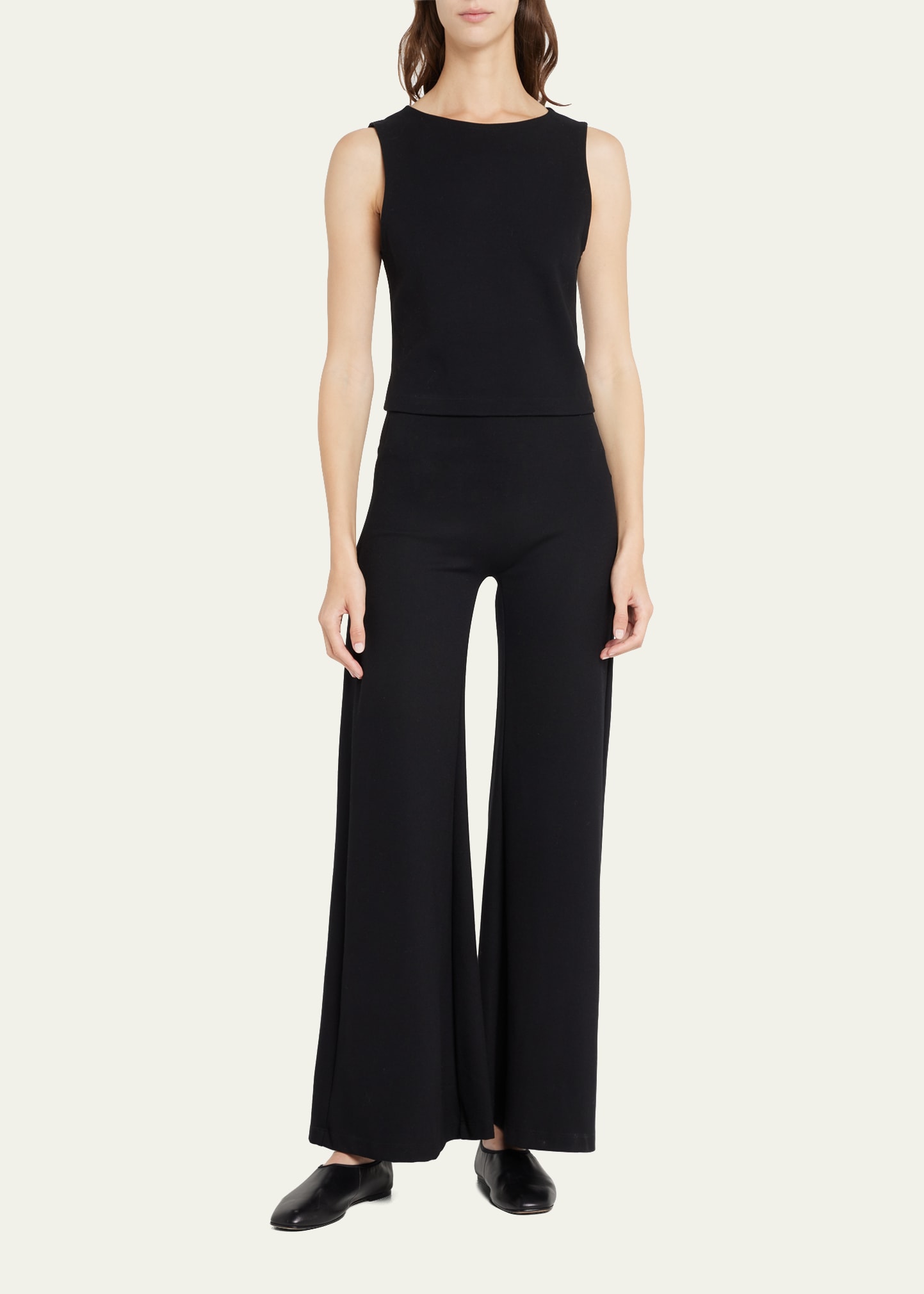 Rio Wide-Leg Ponte Pants