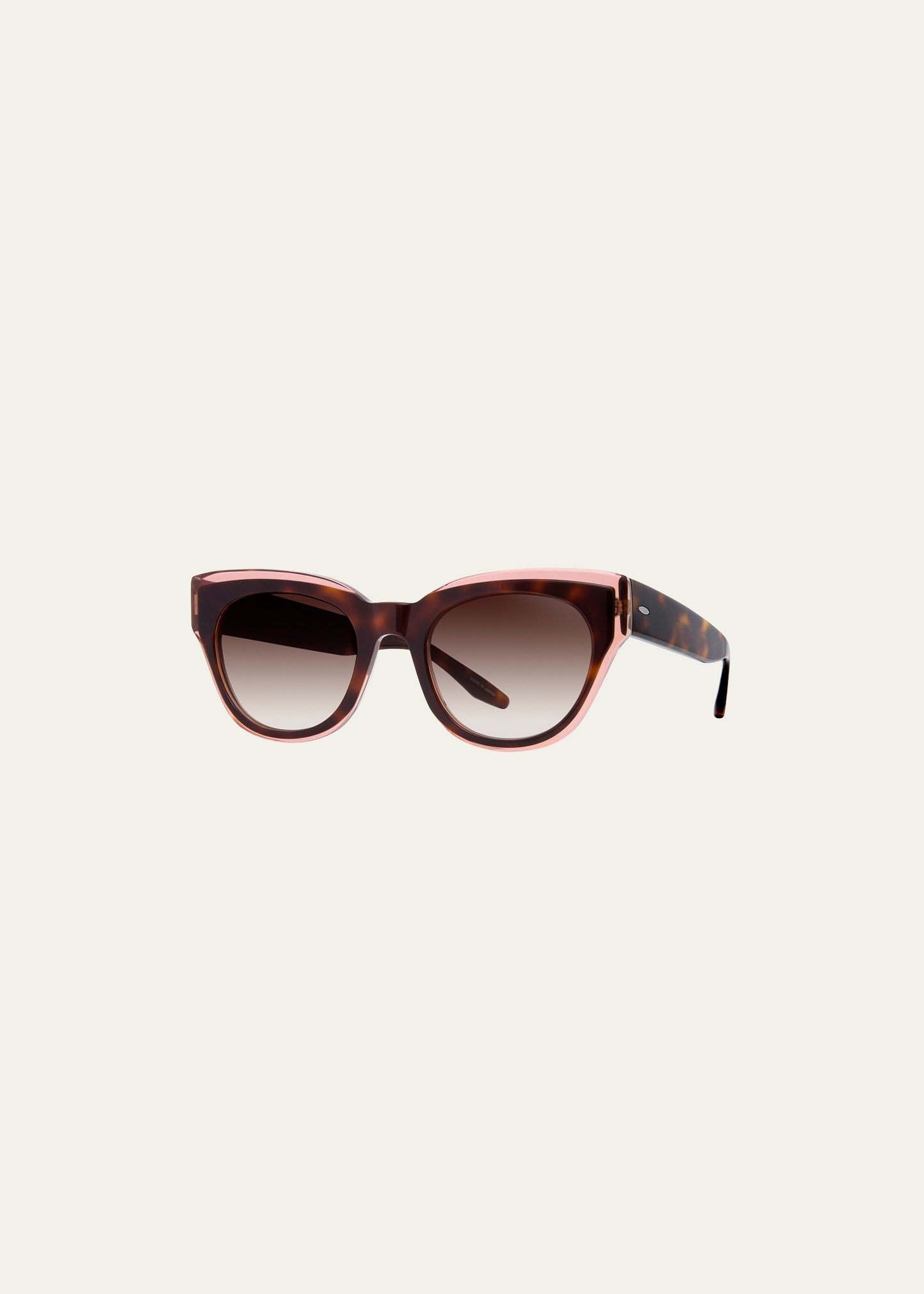 Two-Tone Acetate Cat-Eye Sunglasses