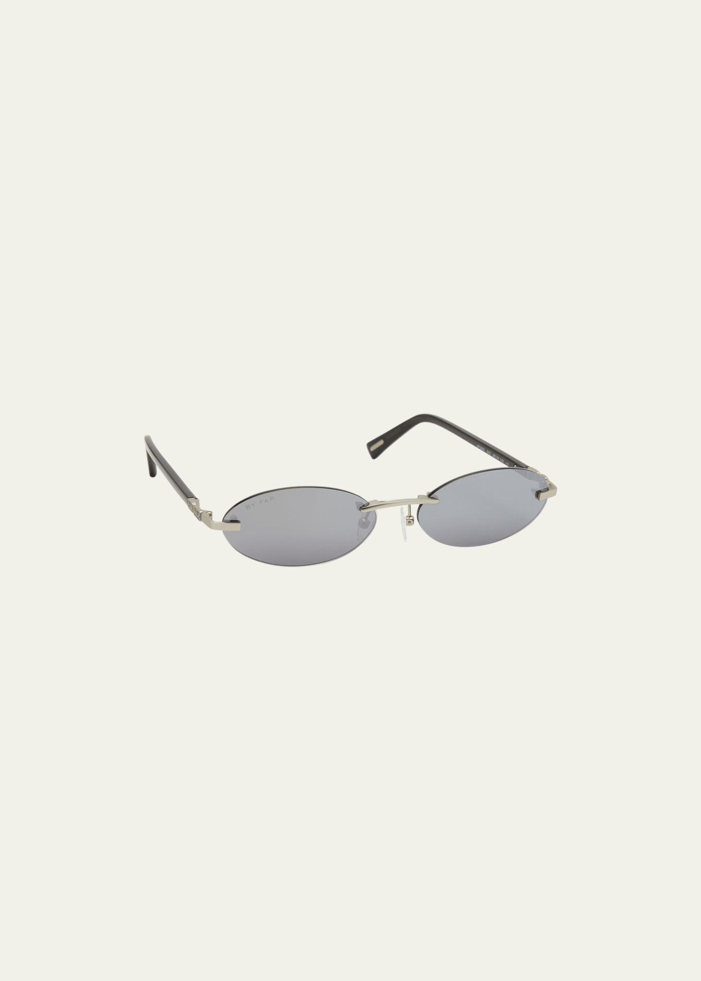 Texas Matt Oval Metal & Acetate Sunglasses