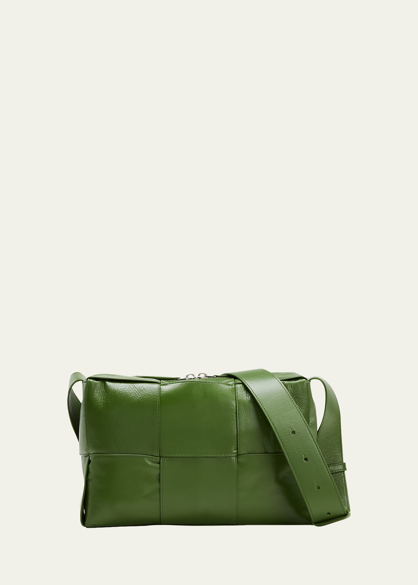 Bottega Veneta Arco Camera Bag In Avocado-silver