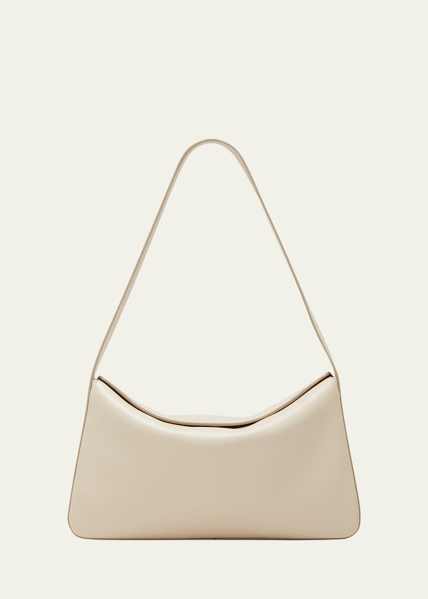 Aesther Ekme Mini Calf Leather Hobo Bag In 190 Chalk