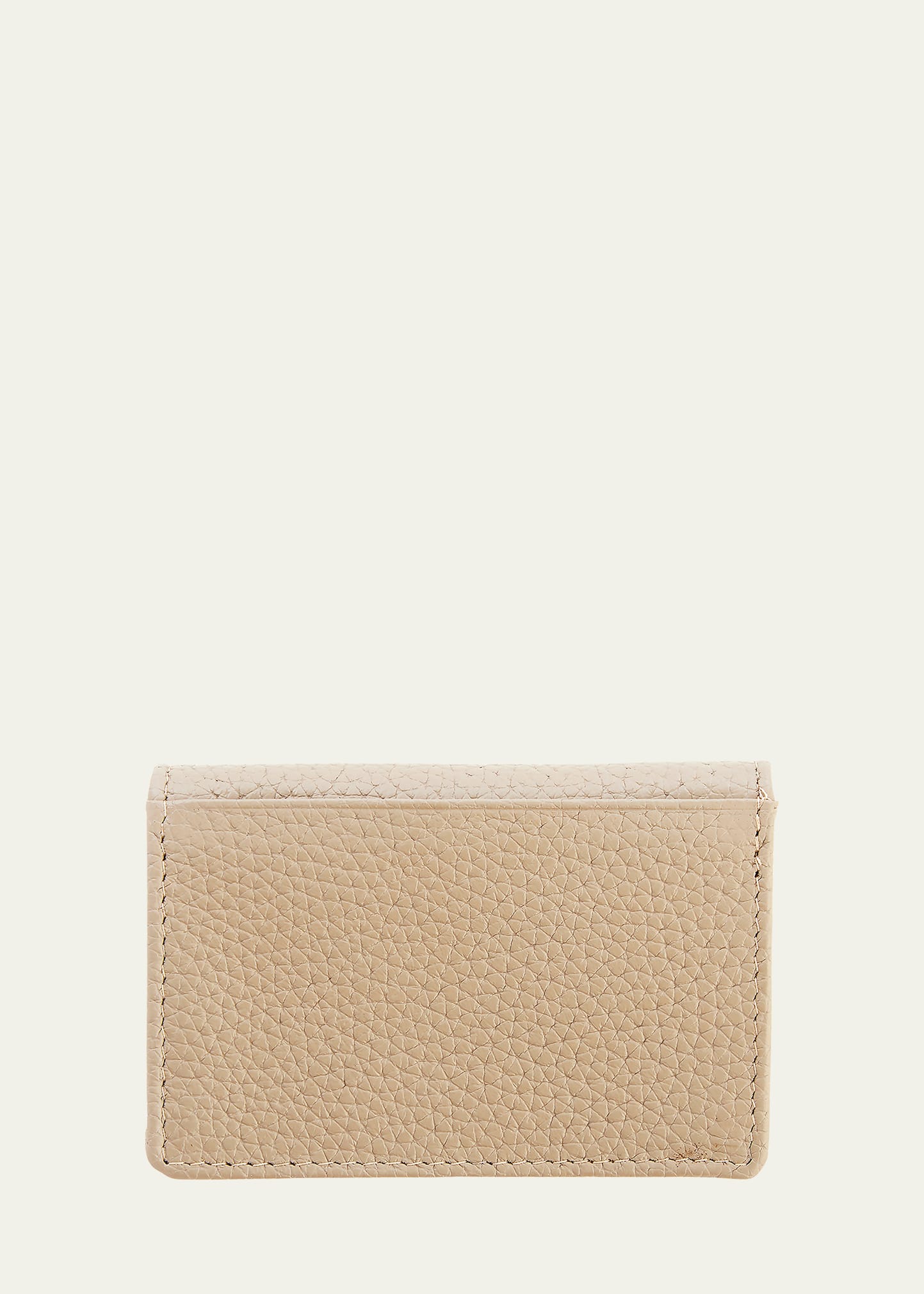 Royce New York Executive Card Holder In Taupe