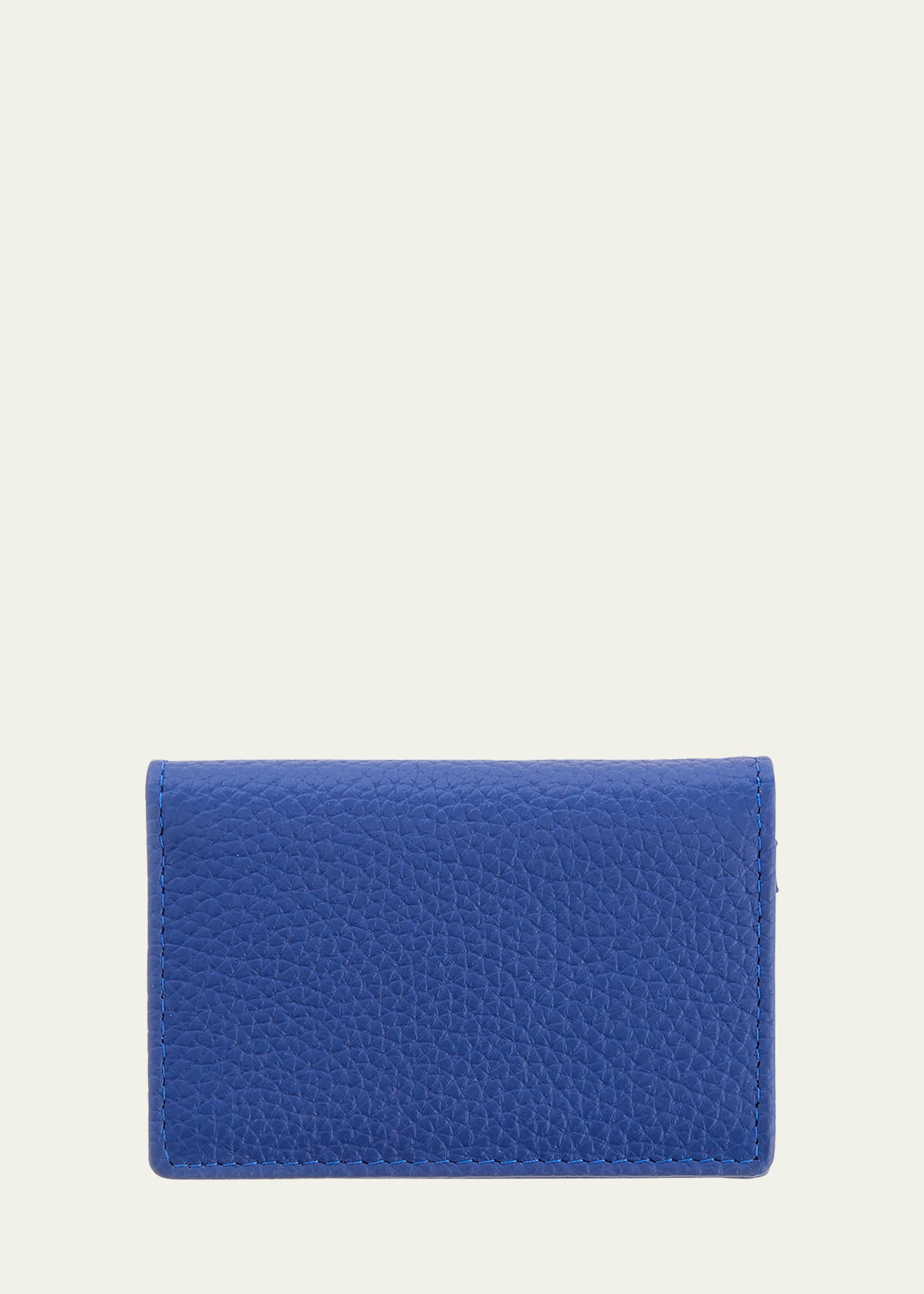 Royce New York Executive Card Holder In Cobalt Blue