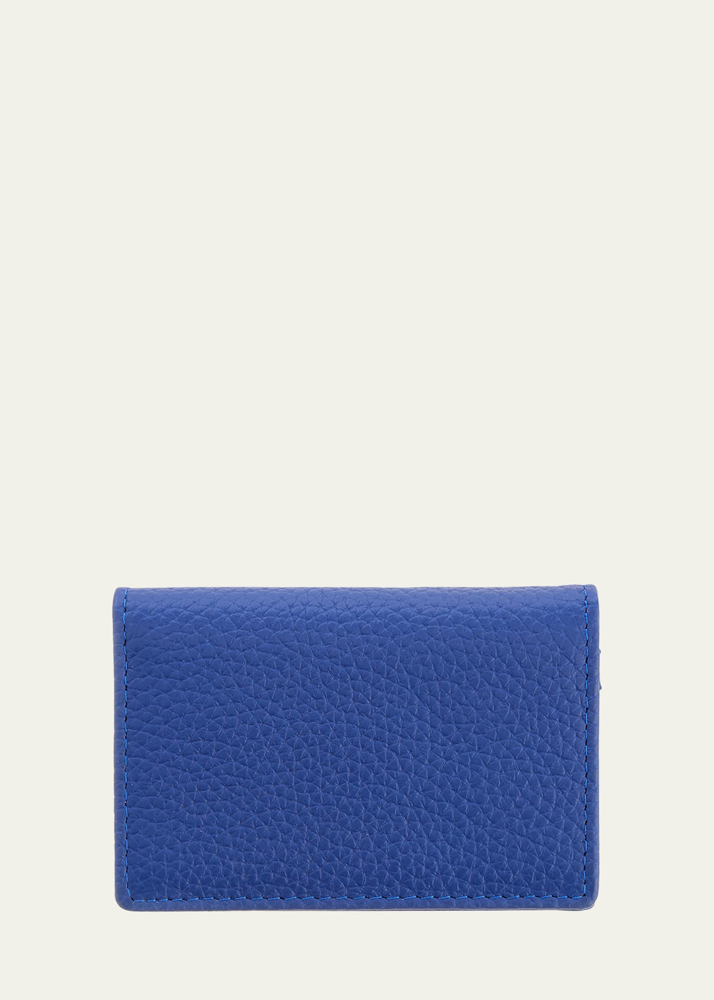 Royce New York Executive Card Holder In Cobalt Blue