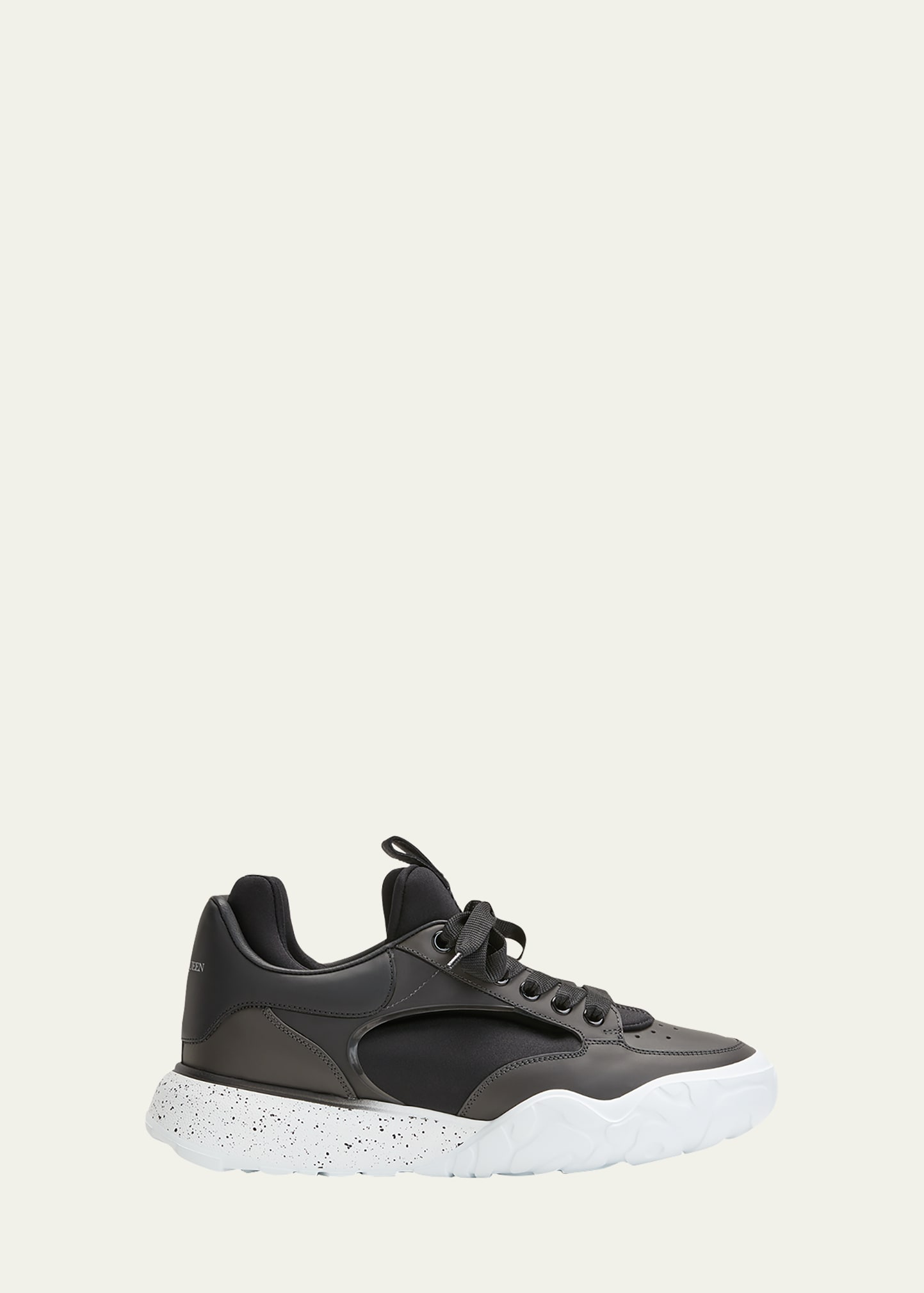 Men's Court Tech Leather and Neoprene Trainers