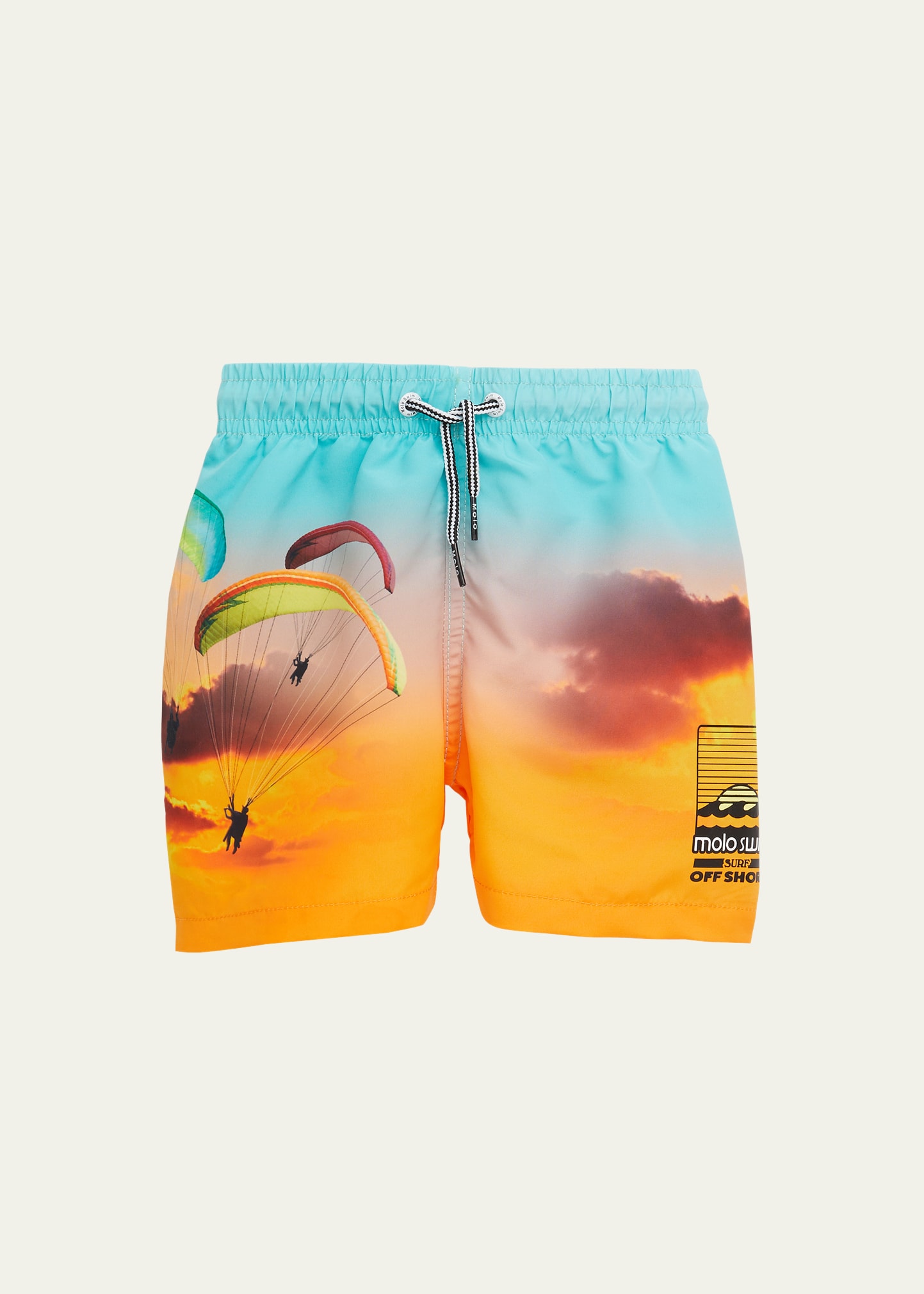 Molo Kids Swim Shorts For Boys In Arancione