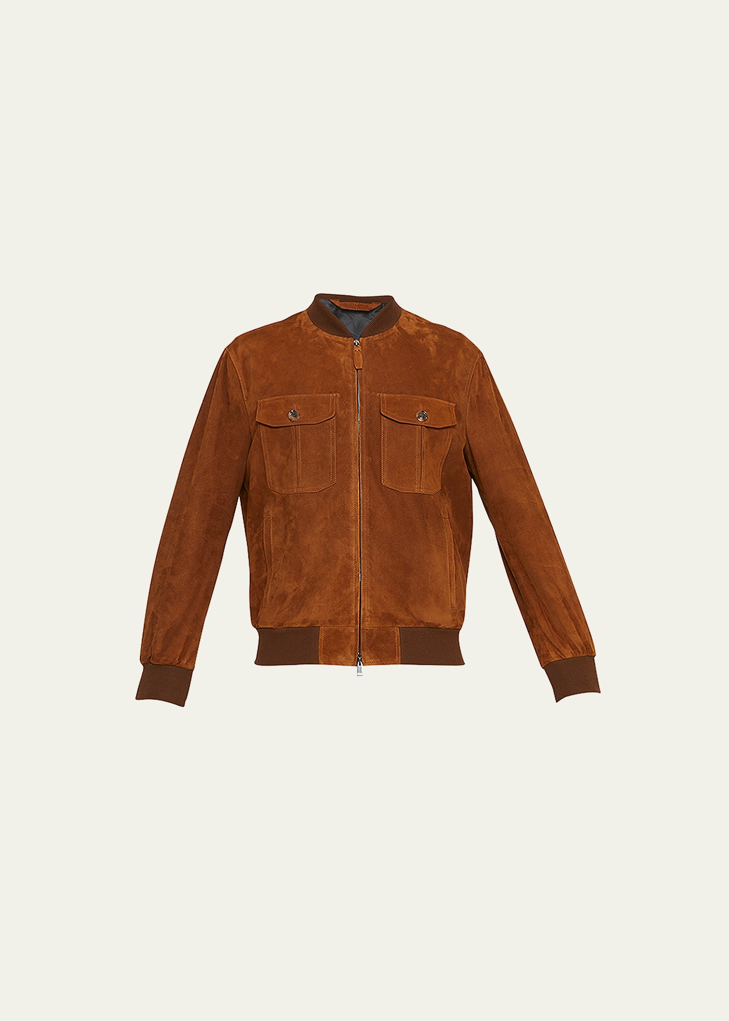 Men's Suede Blouson Jacket