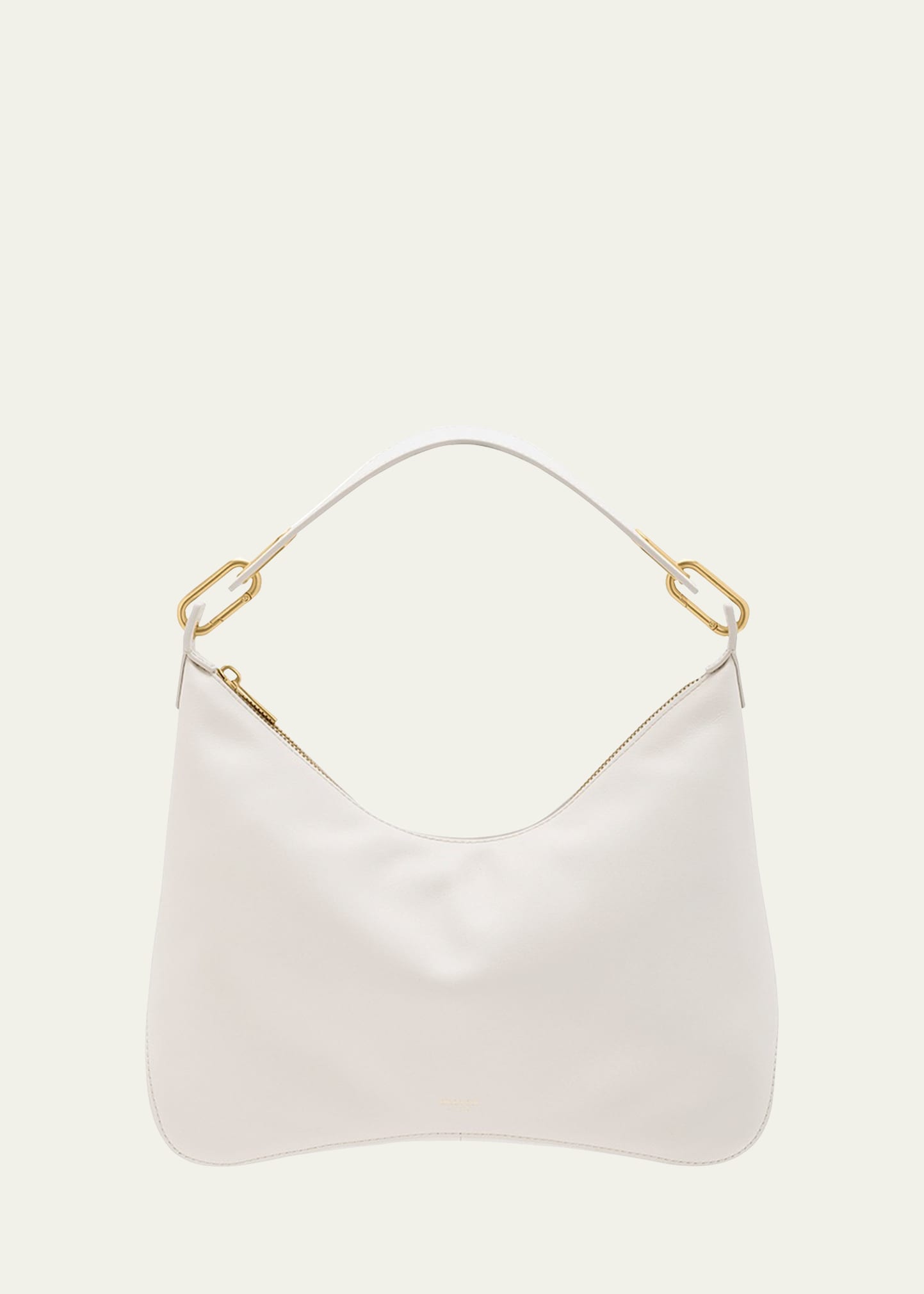 OROTON NORTH ZIP LEATHER HOBO BAG