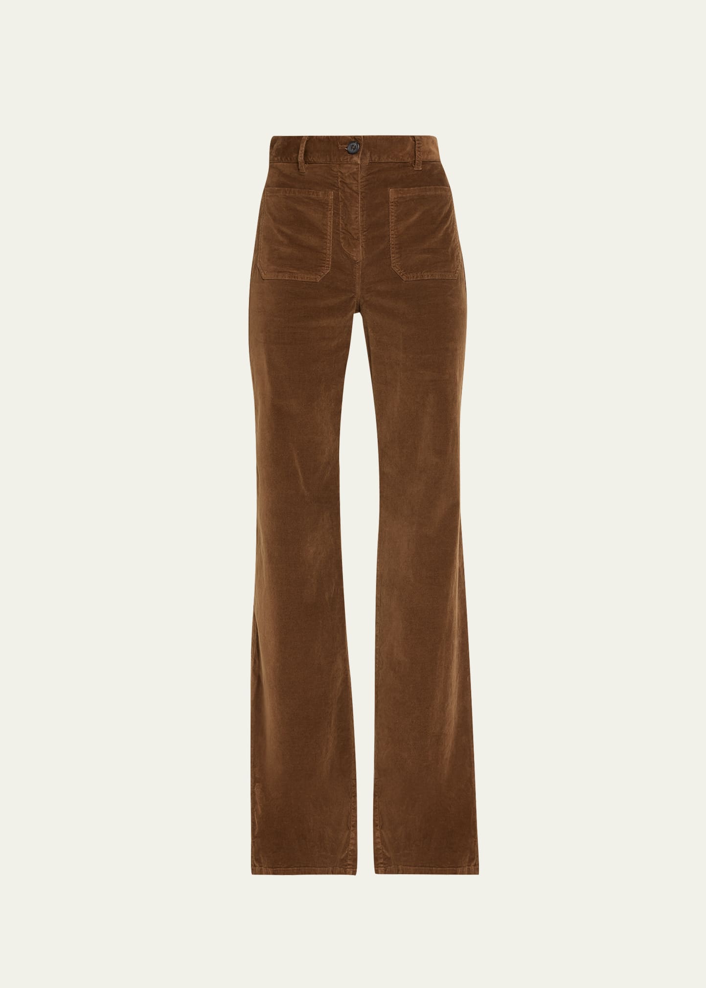 Nili Lotan Corduroy Shon Pant In Coffee