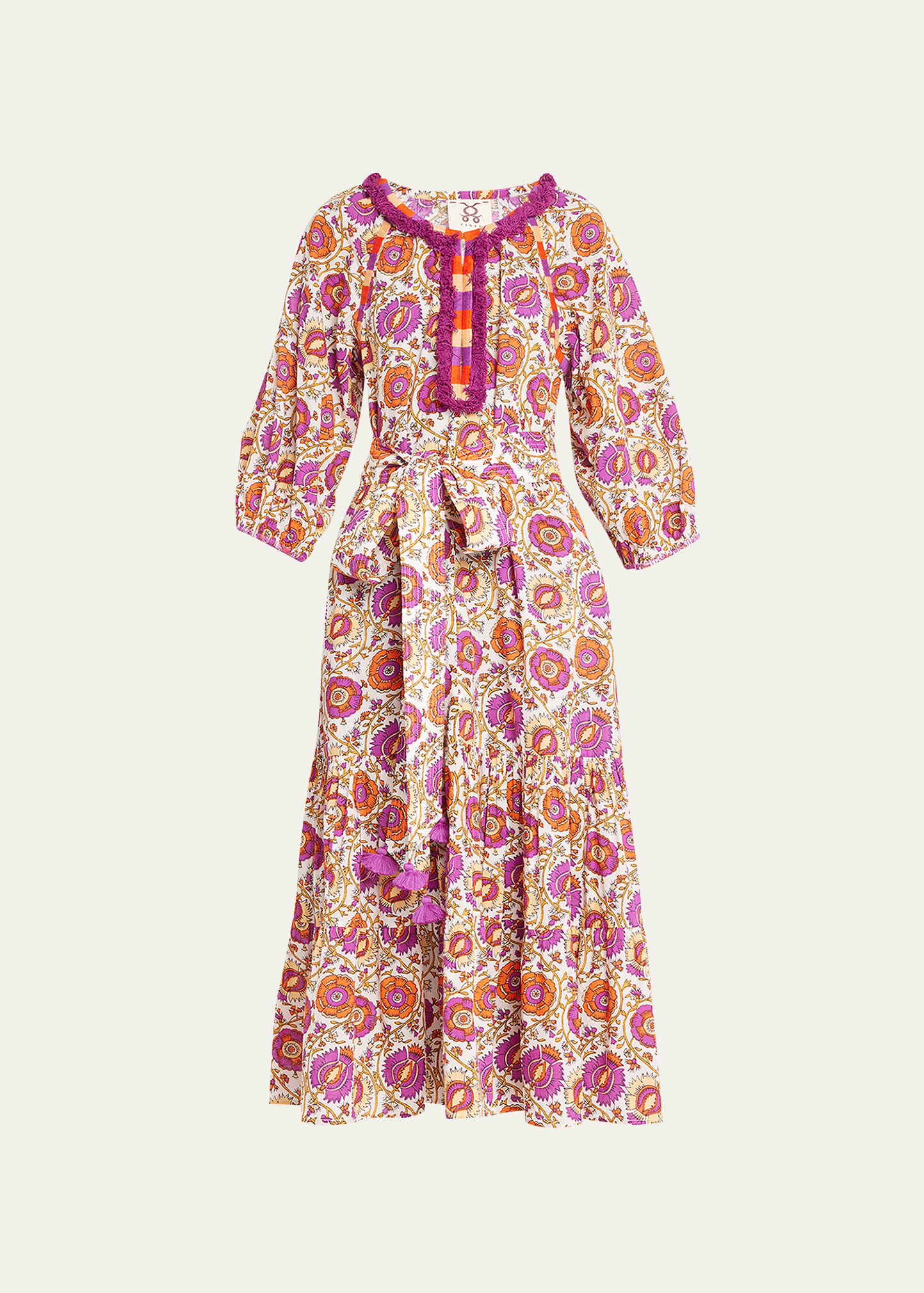 Figue Johanna Embroidered Maxi Dress