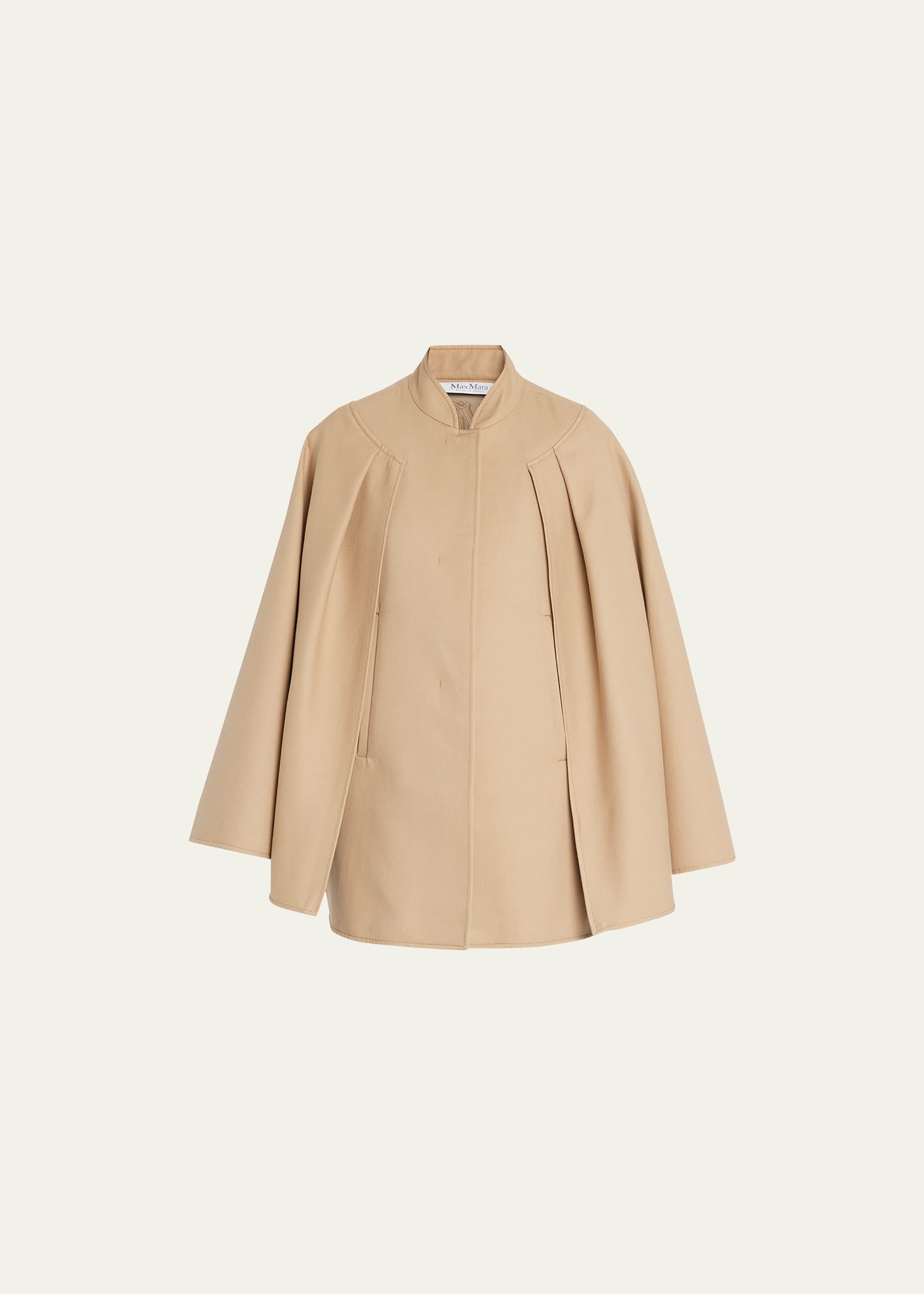 Max Mara - Cotton cape coat
