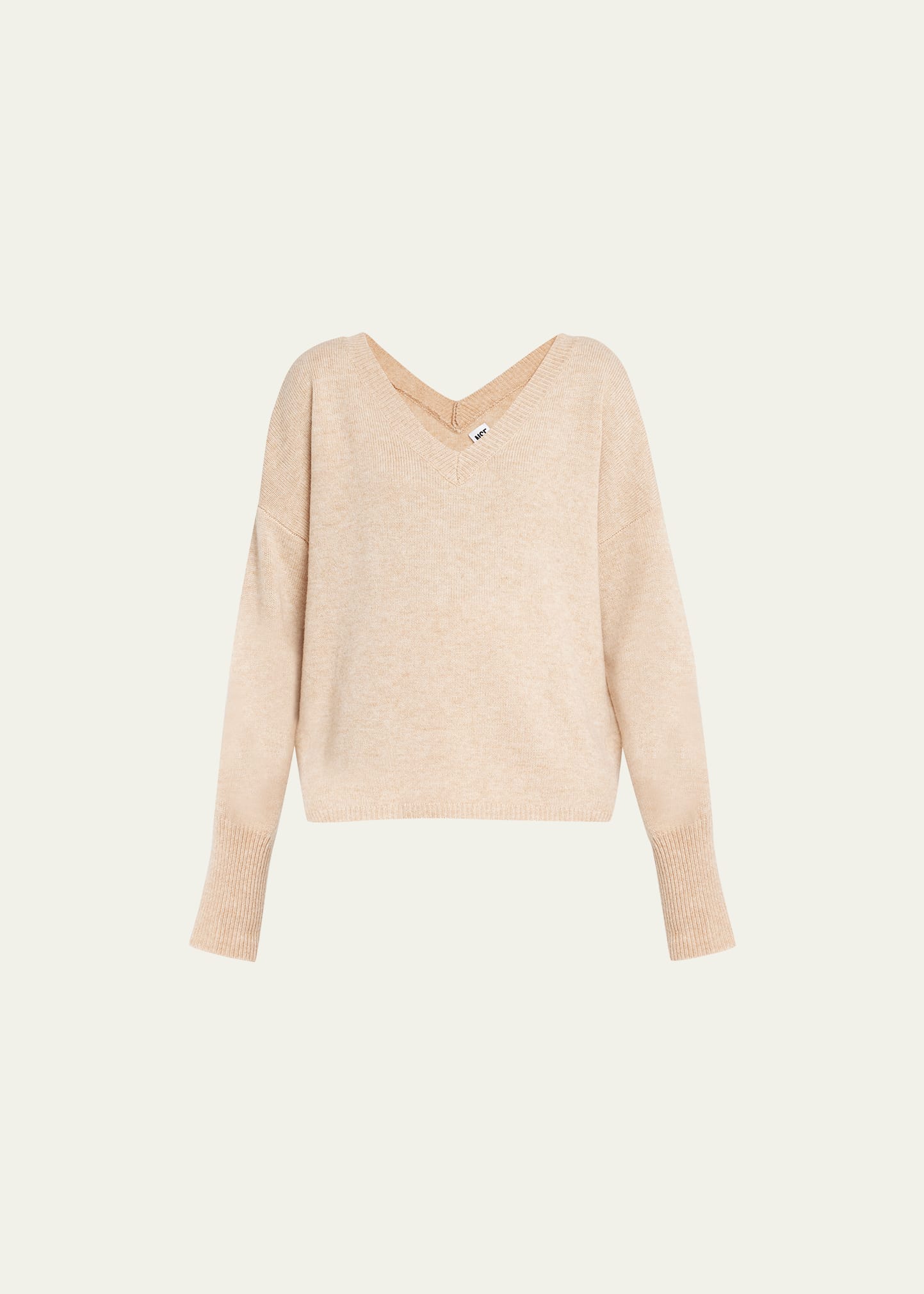 Everlyn Double V Wool-Blend Sweater