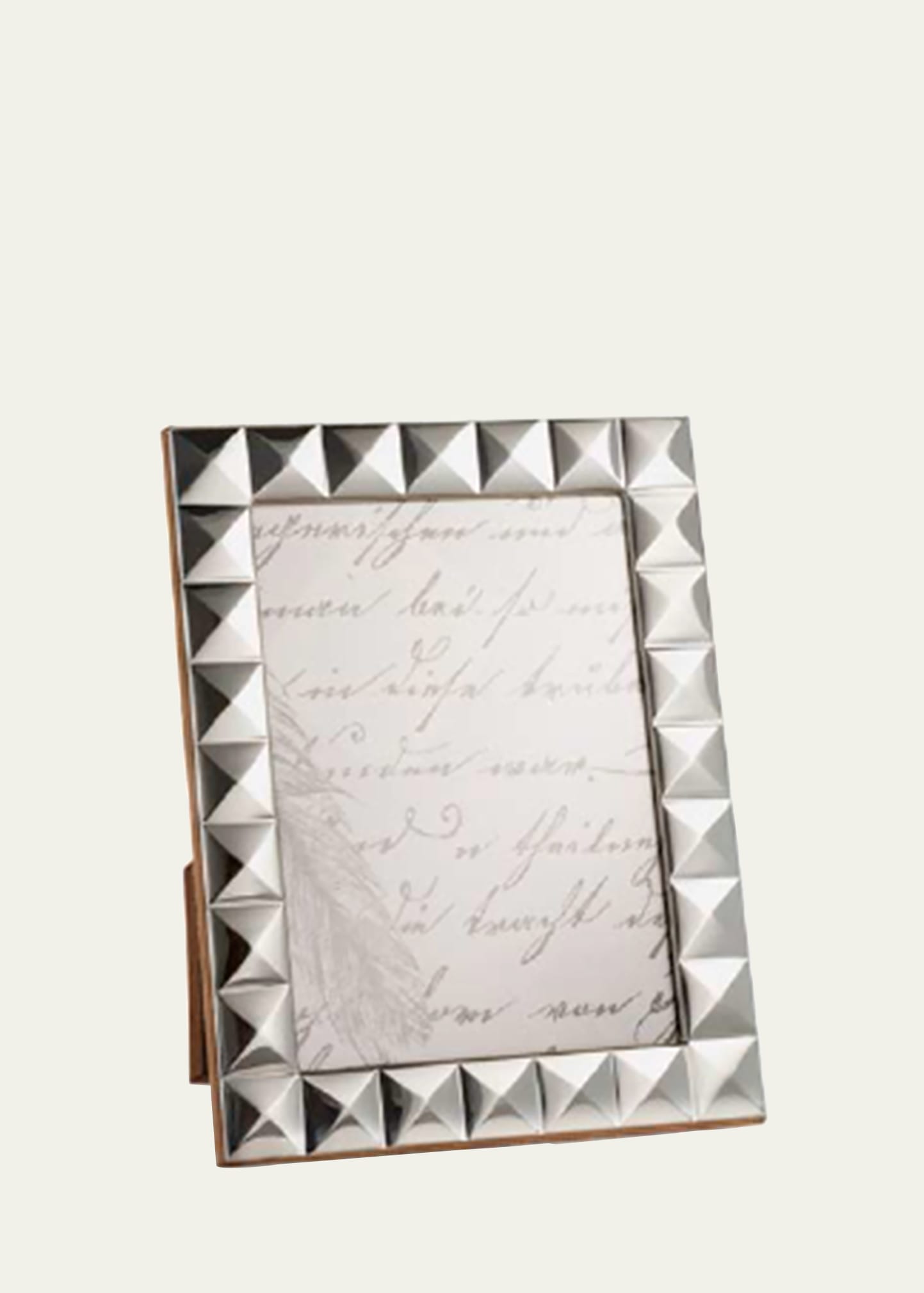 Monica Rich Kosann Sterling Silver Pyramid Picture Frame, 8" X 10"