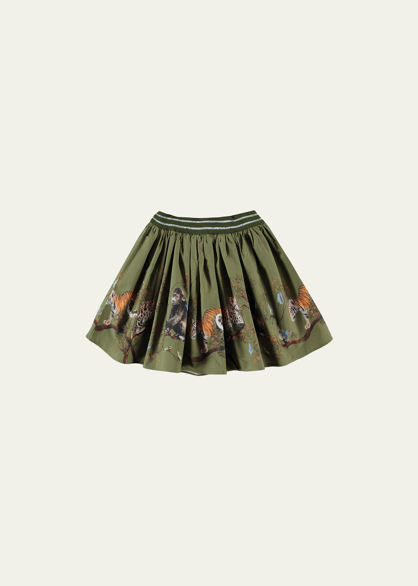 Girl's Bera Floral Denim Skirt