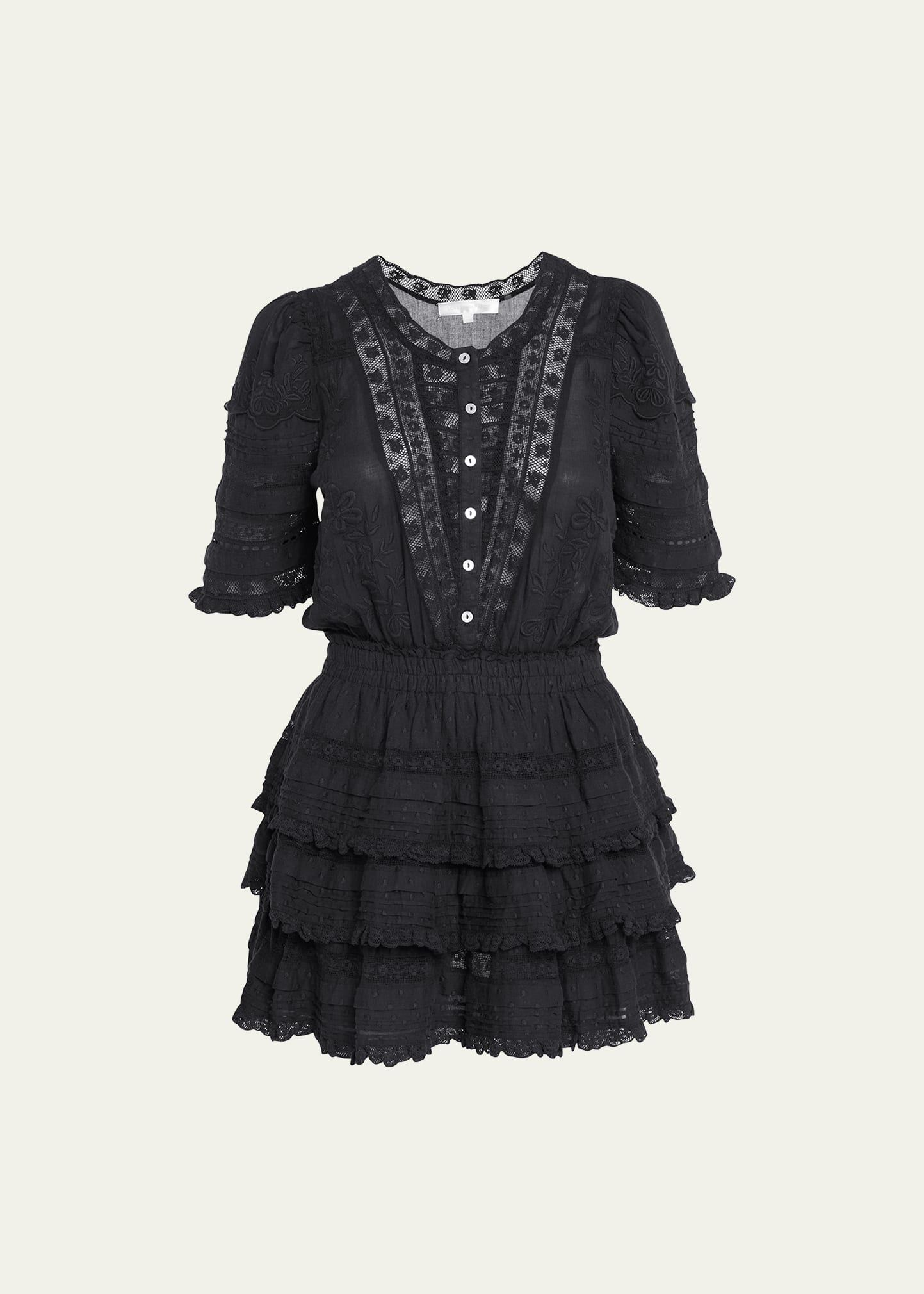 knee length dresses for ladies Quincy Bow Mini Dress (Black) FINAL SALE – Southern Alternative main image 1