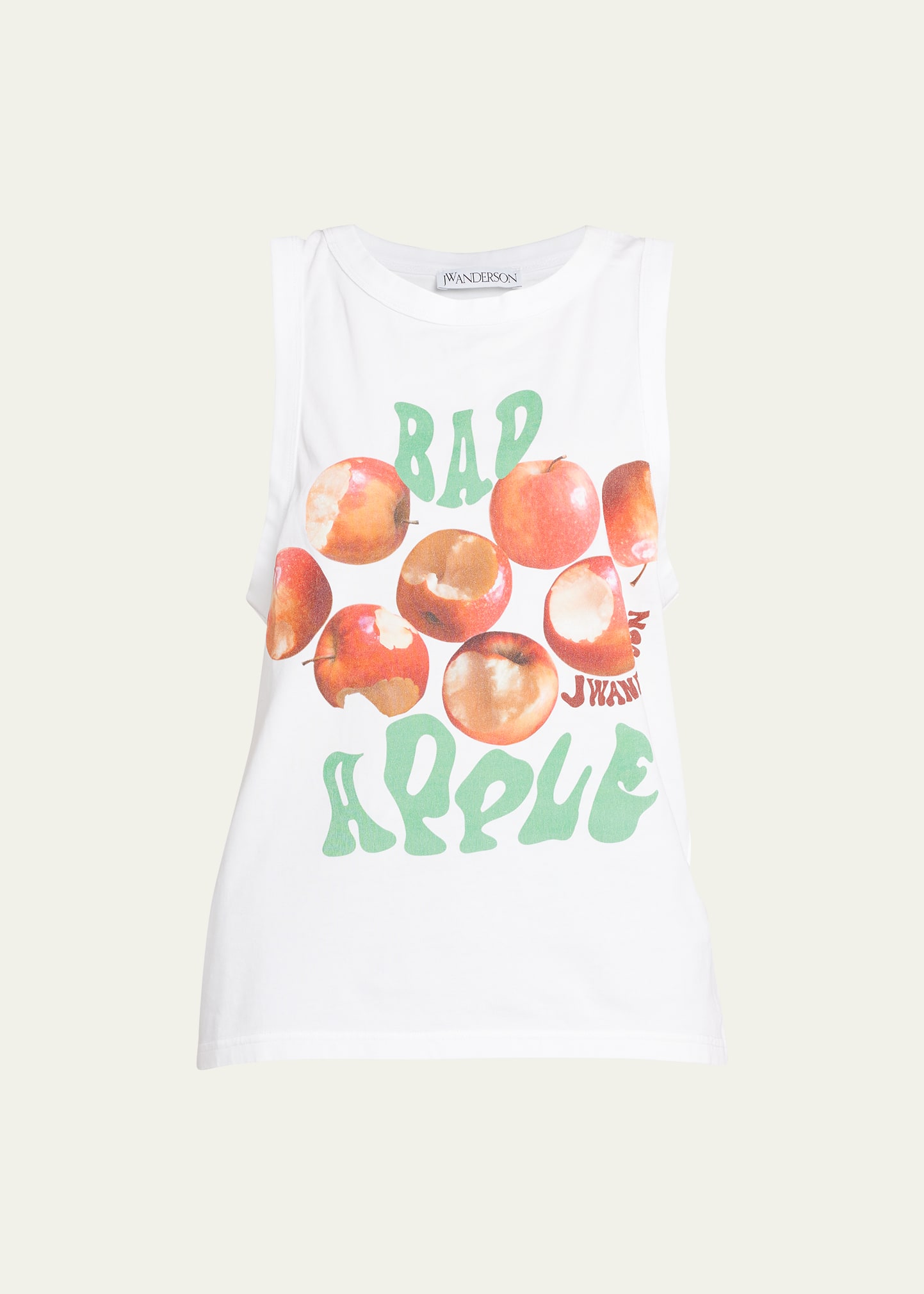Relaxed Graphic-Print Tank Top