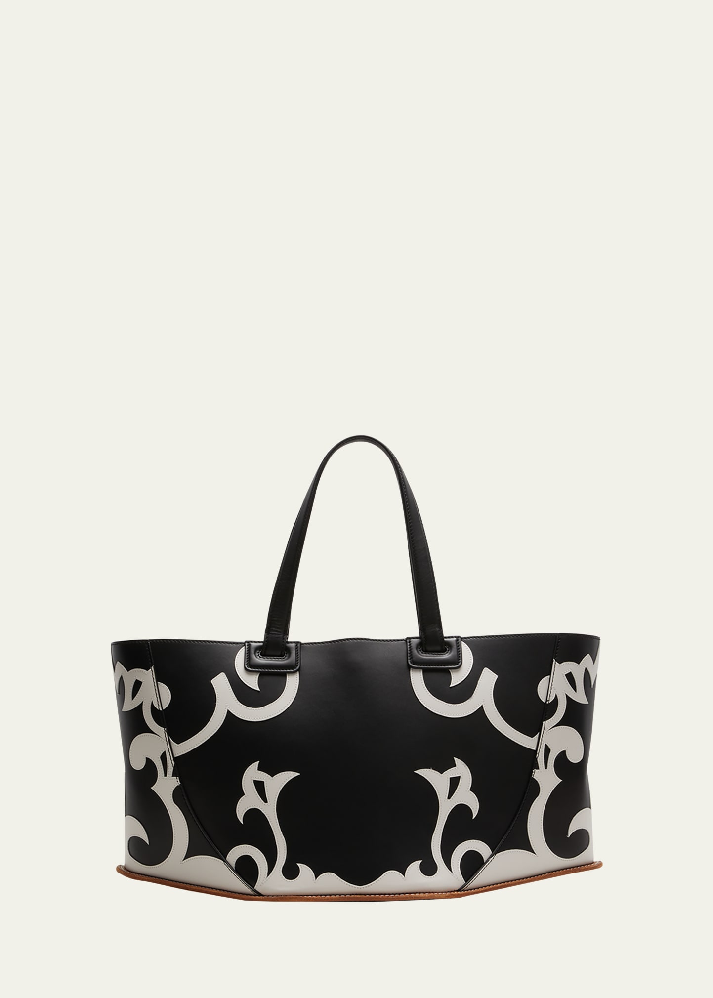 Hildegard knotted leather tote