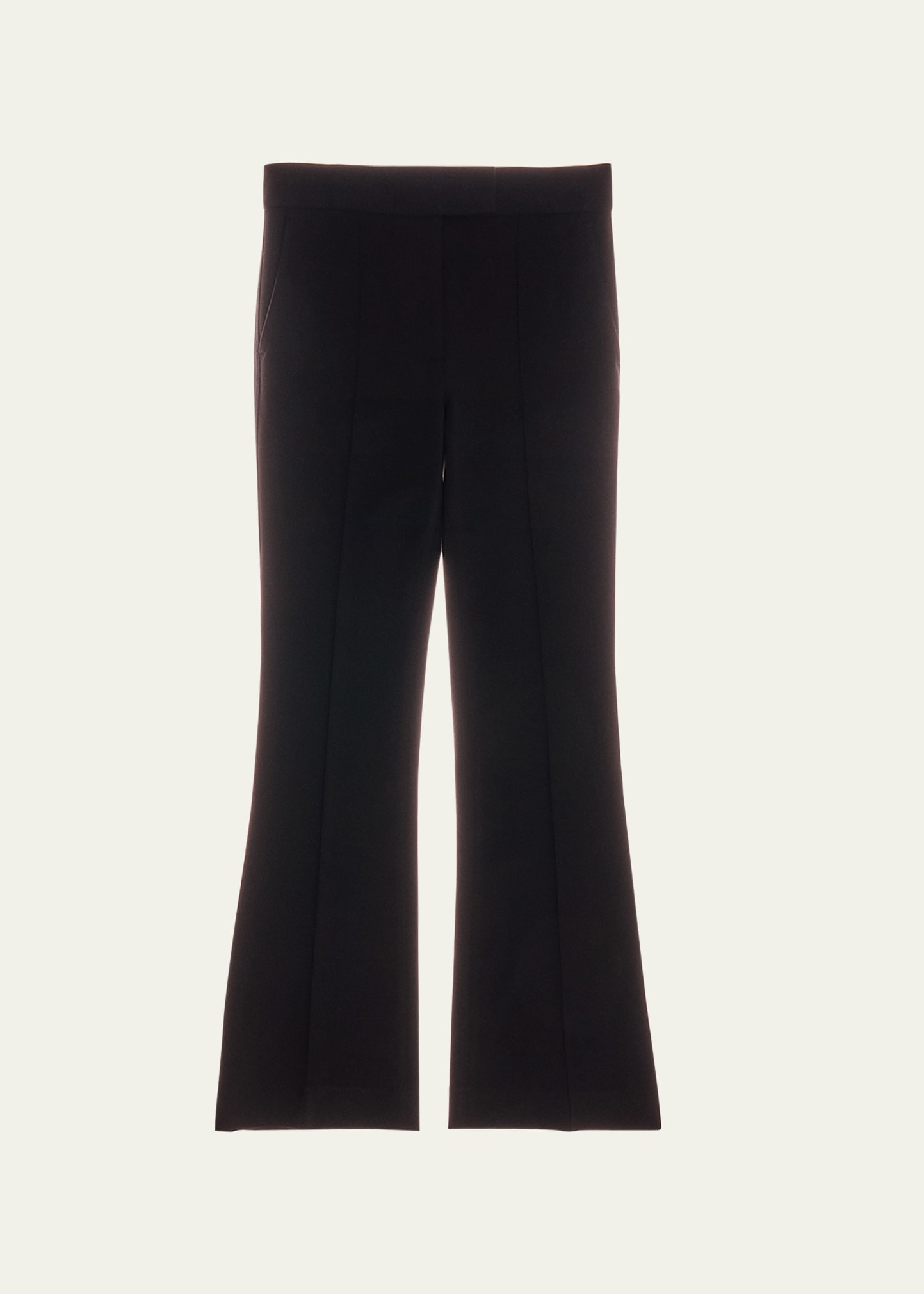 Cropped Bootcut Trousers