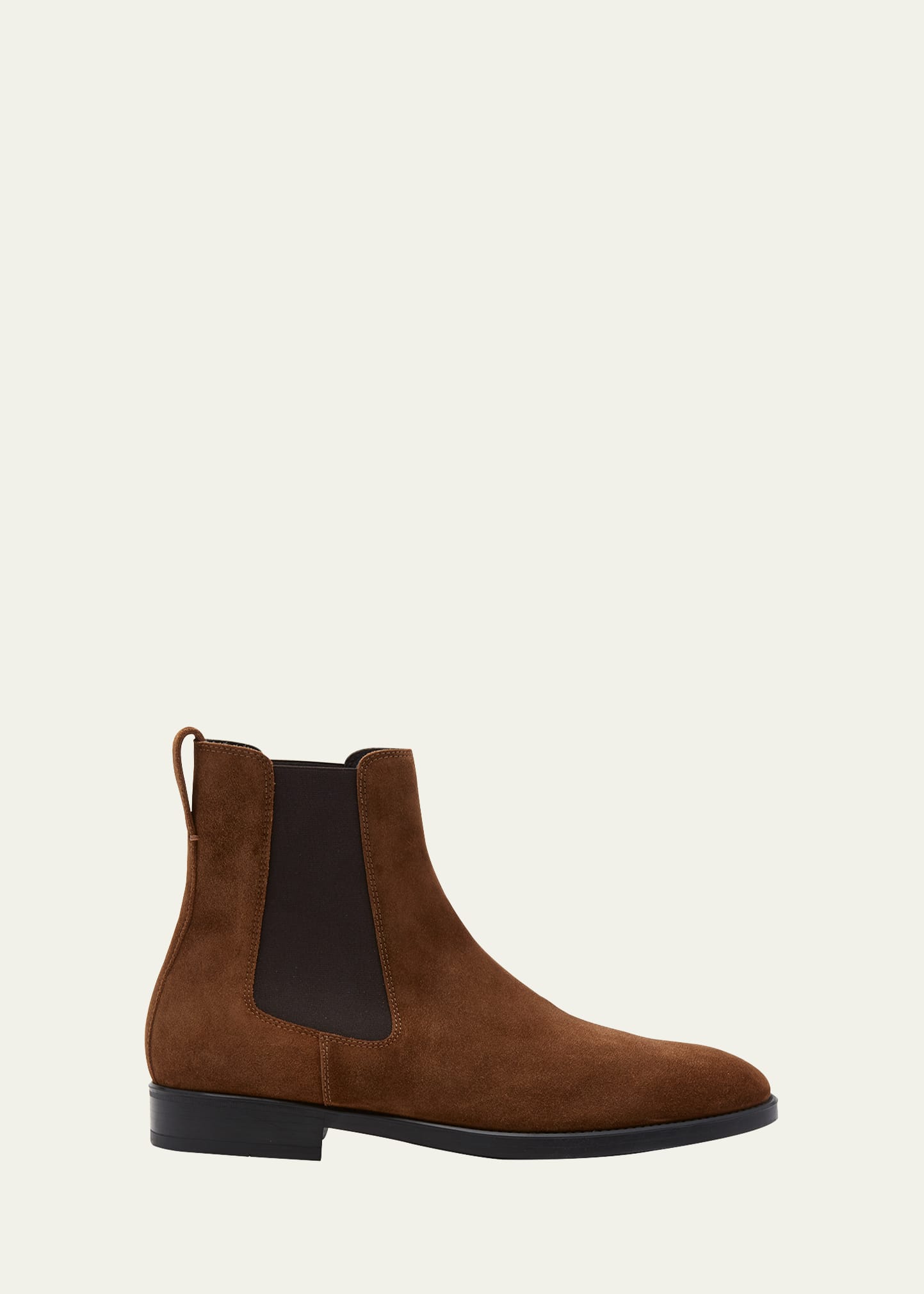 Shop Tom Ford Men's Robert Suede Chelsea Boots In Tobacco