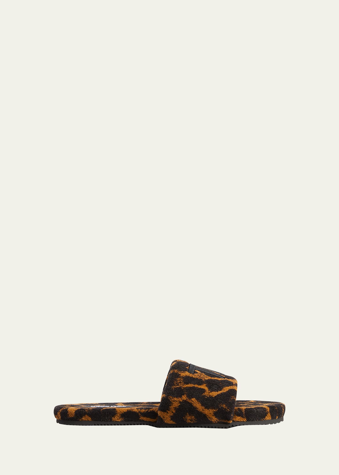 Men's Harrison Terrycloth Leopard Sandals