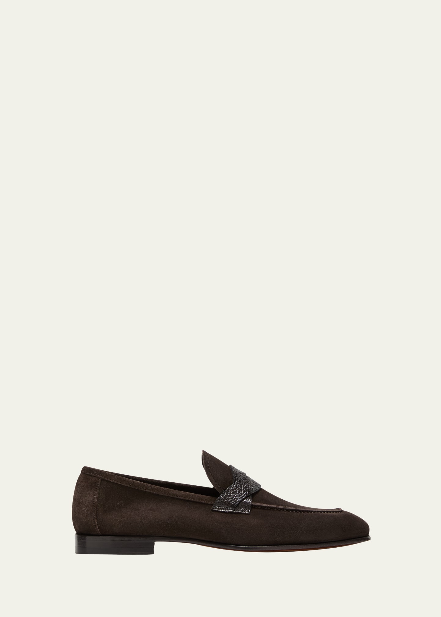 Tom Ford Suede Loafers In Coffee
