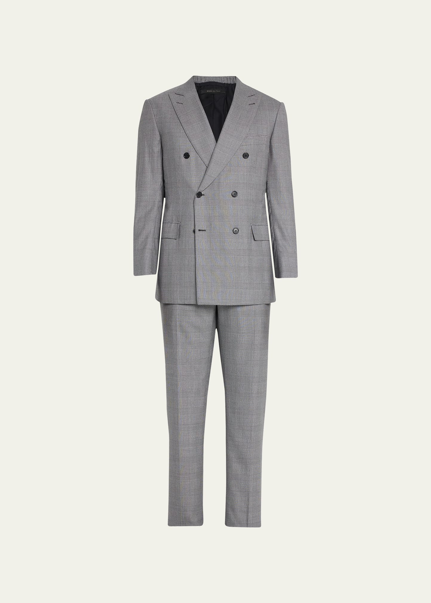 Men's Lipari Plaid Wool Suit