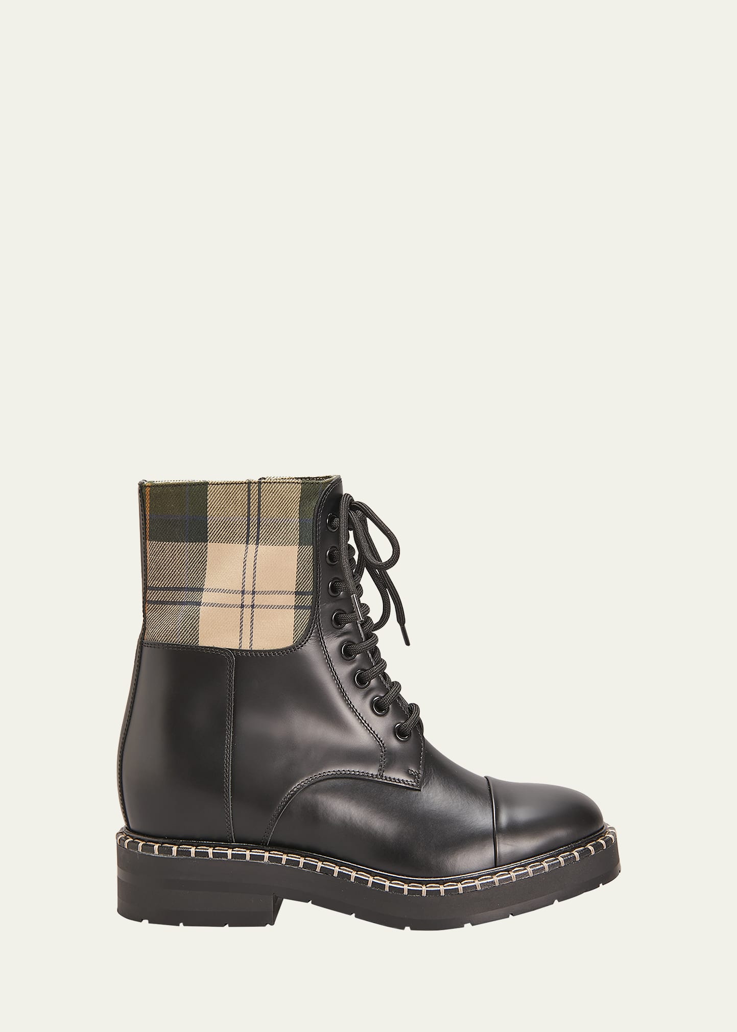 Barbour Combo Leather Booties