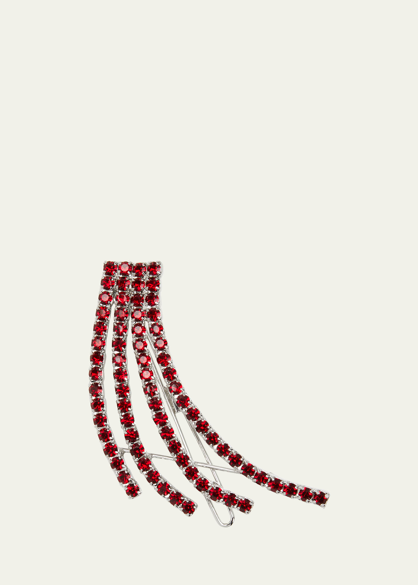 Auden Angela Red Crystal Barrette