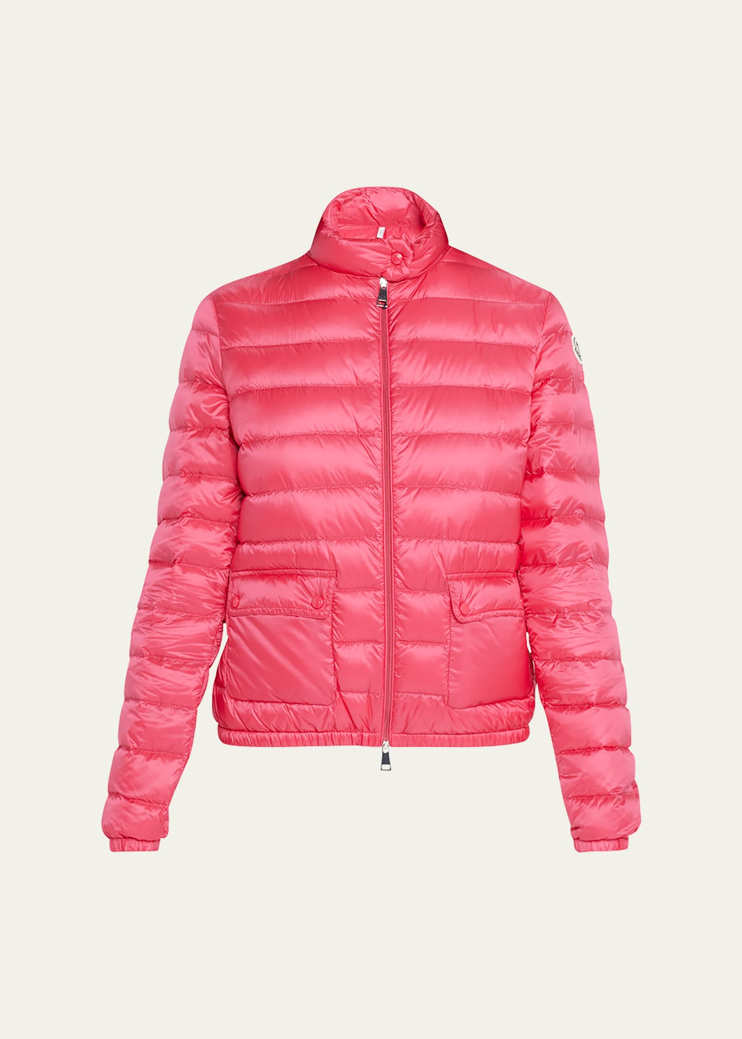 Shop Moncler Lans Puffer Jacket In Bright Blue