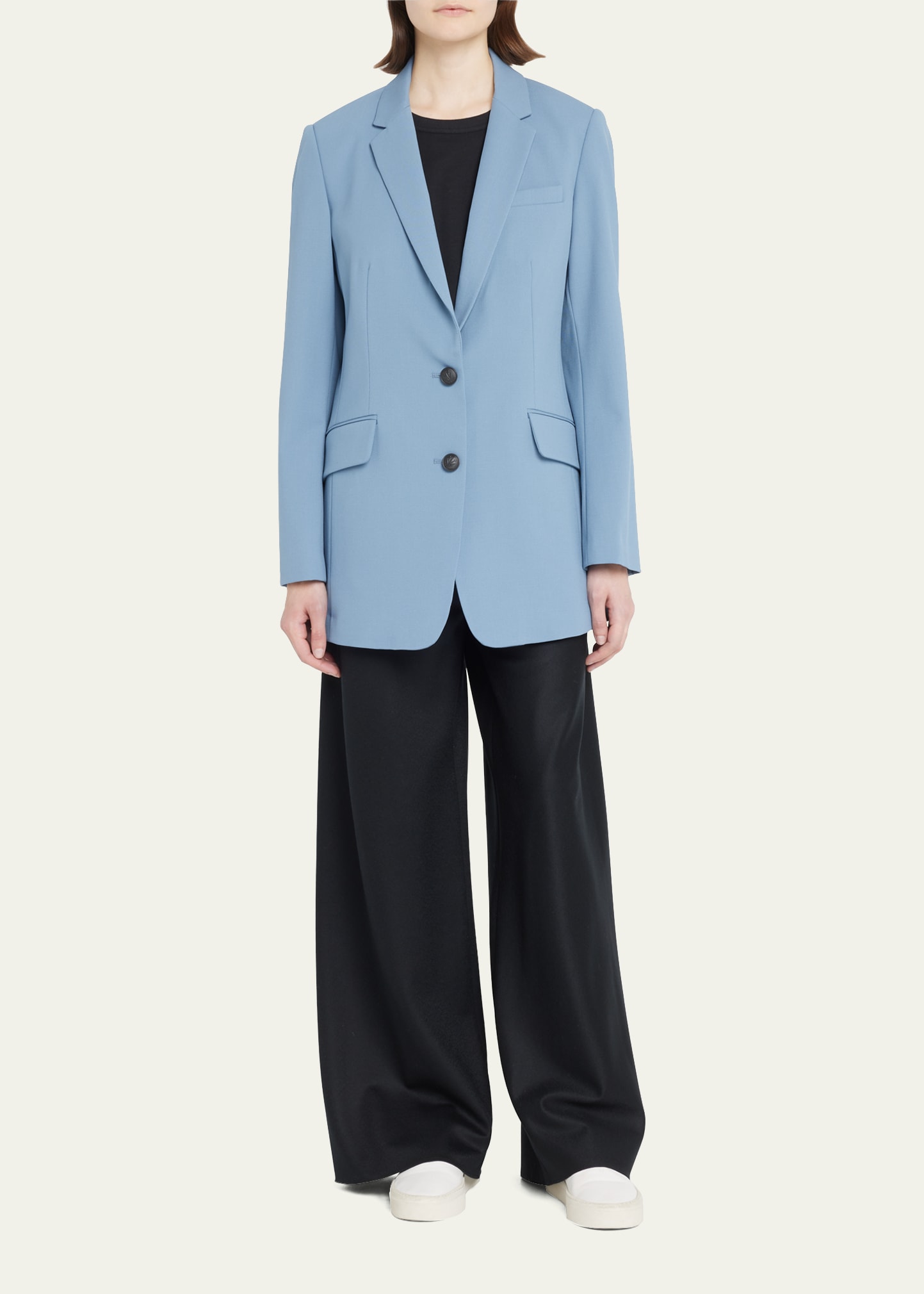 Rag & Bone Charles Twill Blazer In Prairieblu